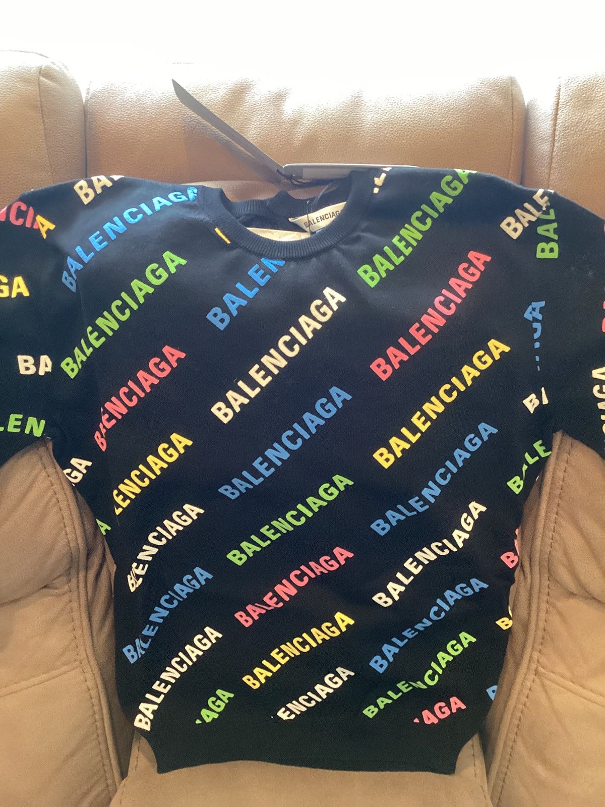 Balenciaga Balenciaga logo stamped sweater Size XS / US 0-2 / IT 36-38 - 1 Thumbnail