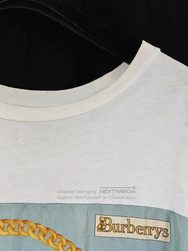 Burberry Burberry Summer Silk Short Sleeve T-Shirt. Size M / US 6-8 / IT 42-44 - 5 Thumbnail