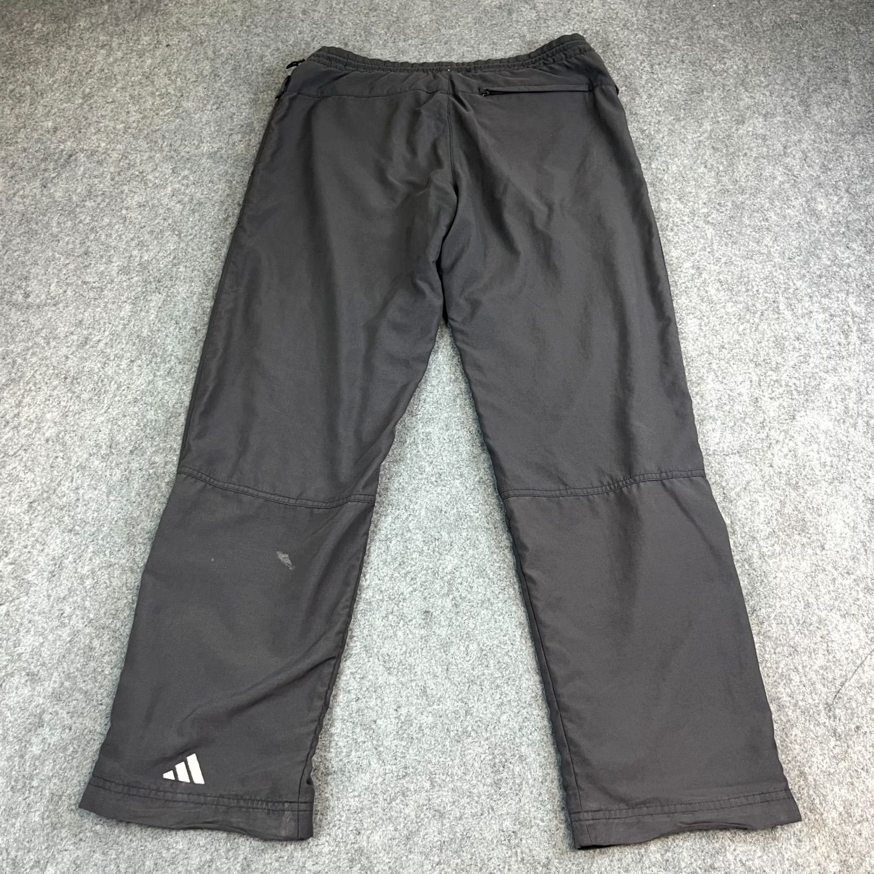 Adidas VINTAGE adidas Mens Tracksuit Bottoms Pants Sweat Joggers Grey S Baggy Y2K 00s裤 Size 36R - 2 Thumbnail