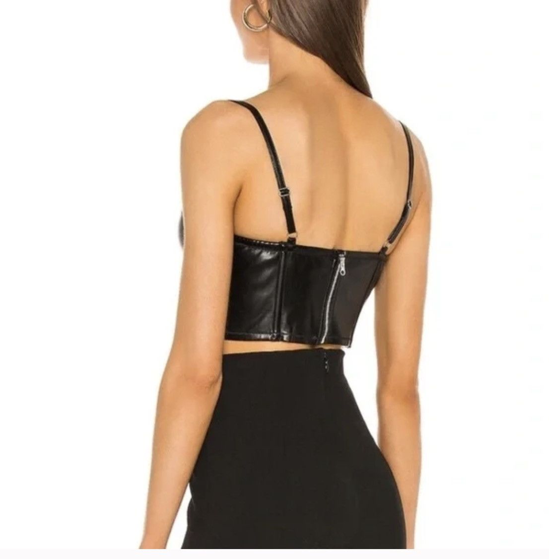 Fleur du Mal Fleur Du Mal Faux Leather Bustier top Size XS / US 0-2 / IT 36-38 - 3 Thumbnail