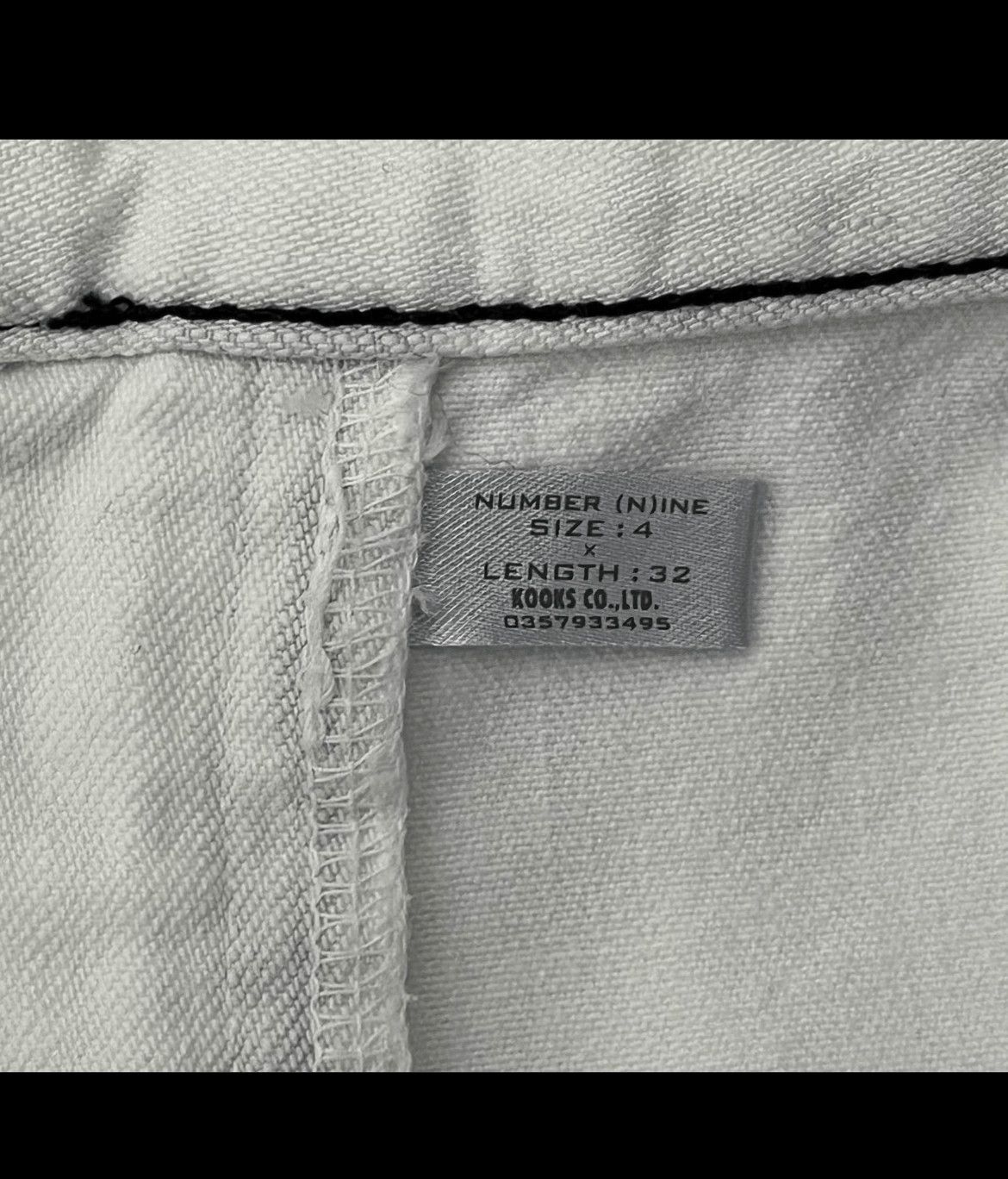 Number (N)ine Number (N)ine Sz 4x32 Number Nine 02SS The Morden Age Deni Size US 32 / EU 48 - 3 Thumbnail