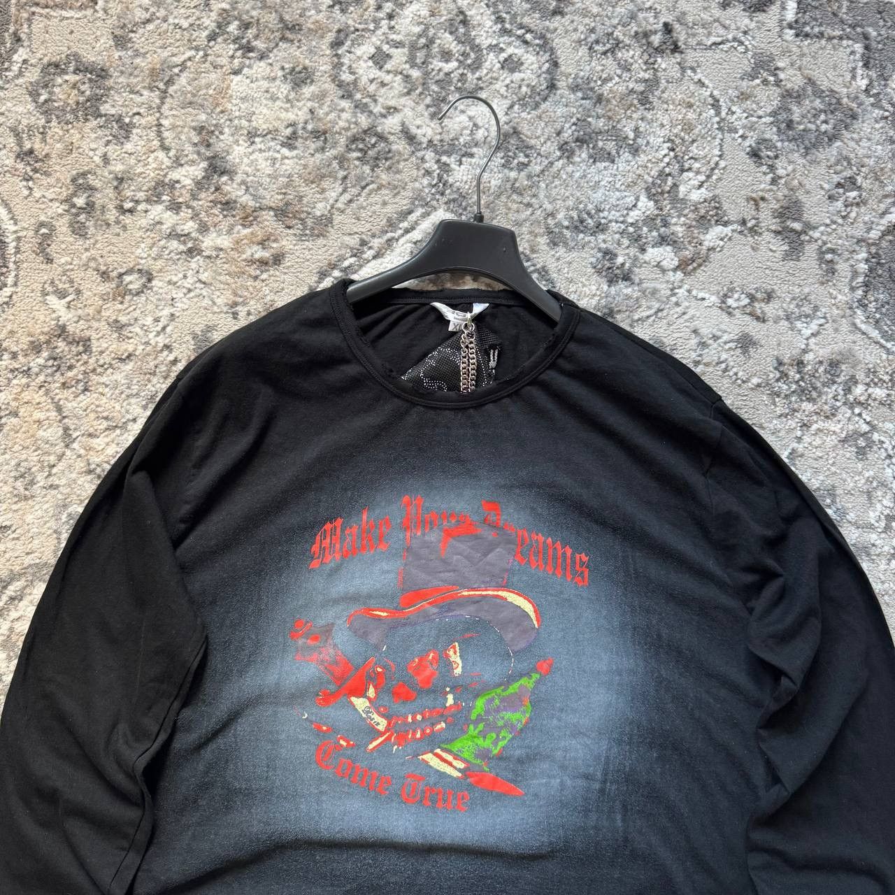 Japanese Brand Japanese RG 512 Skull Tattoo Archive Gothic Glamour Black LS Size US XL / EU 56 / 4 - 3 Thumbnail