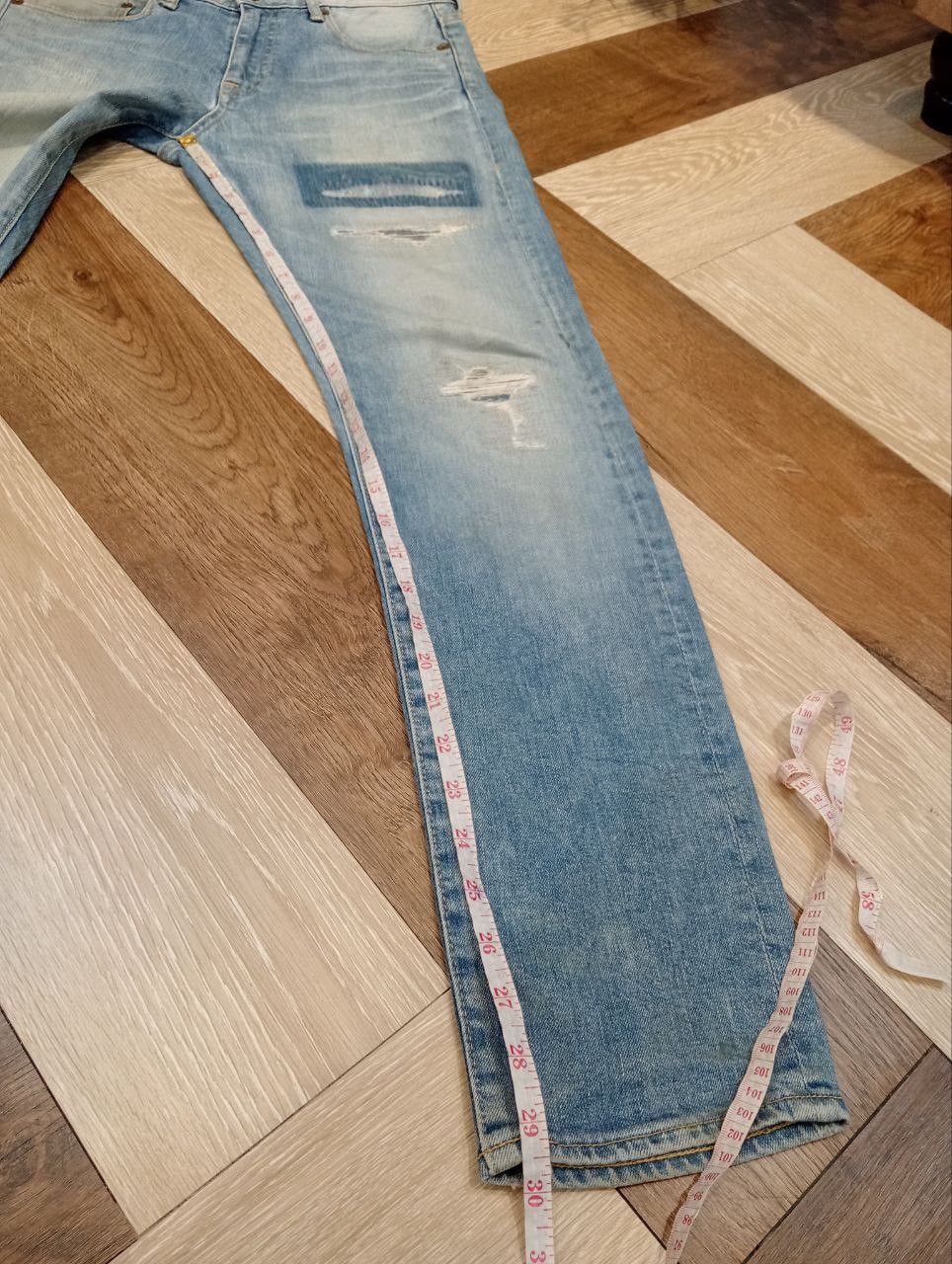 Japan Blue JAPAN BLUE LOT JB2301 LA BREA LIGHT BLUE DENIM JEANS Size US 29 - 19 Thumbnail