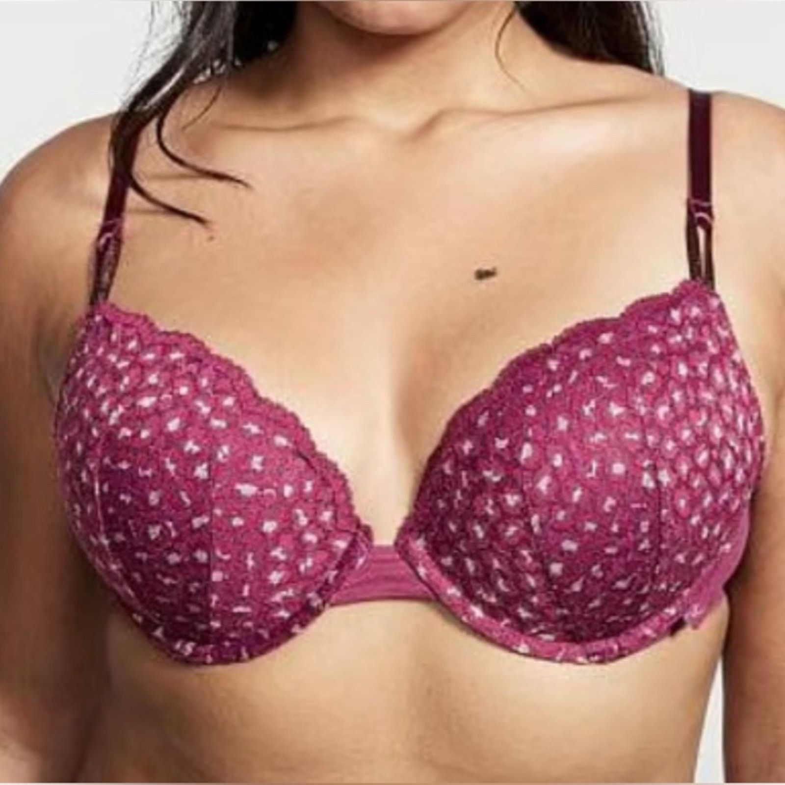 Victoria's Secret NWT-Victoria's Secret 38C Sexy Tee Push Up Leopard bra Size ONE SIZE - 2 Thumbnail