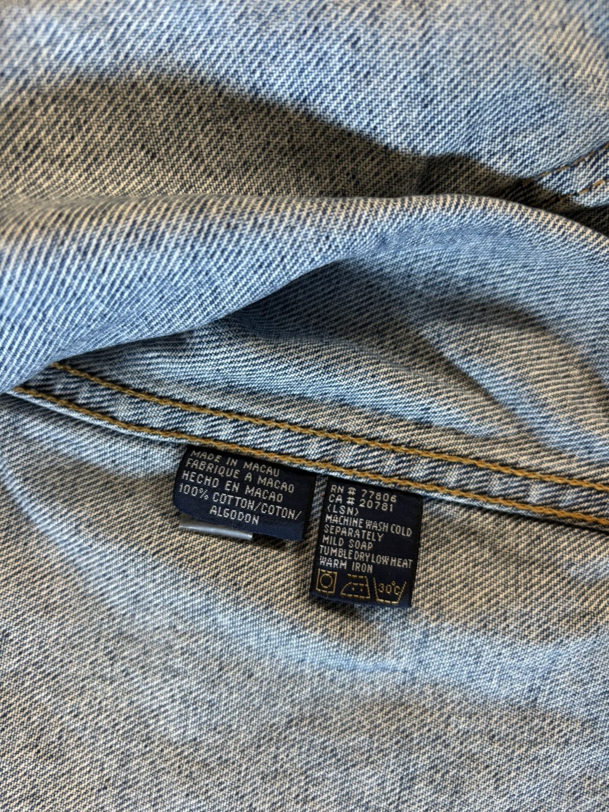 Tommy Hilfiger Tommy Hilfiger Sz L blue denim jacket Size US L / EU 52-54 / 3 - 5 Thumbnail