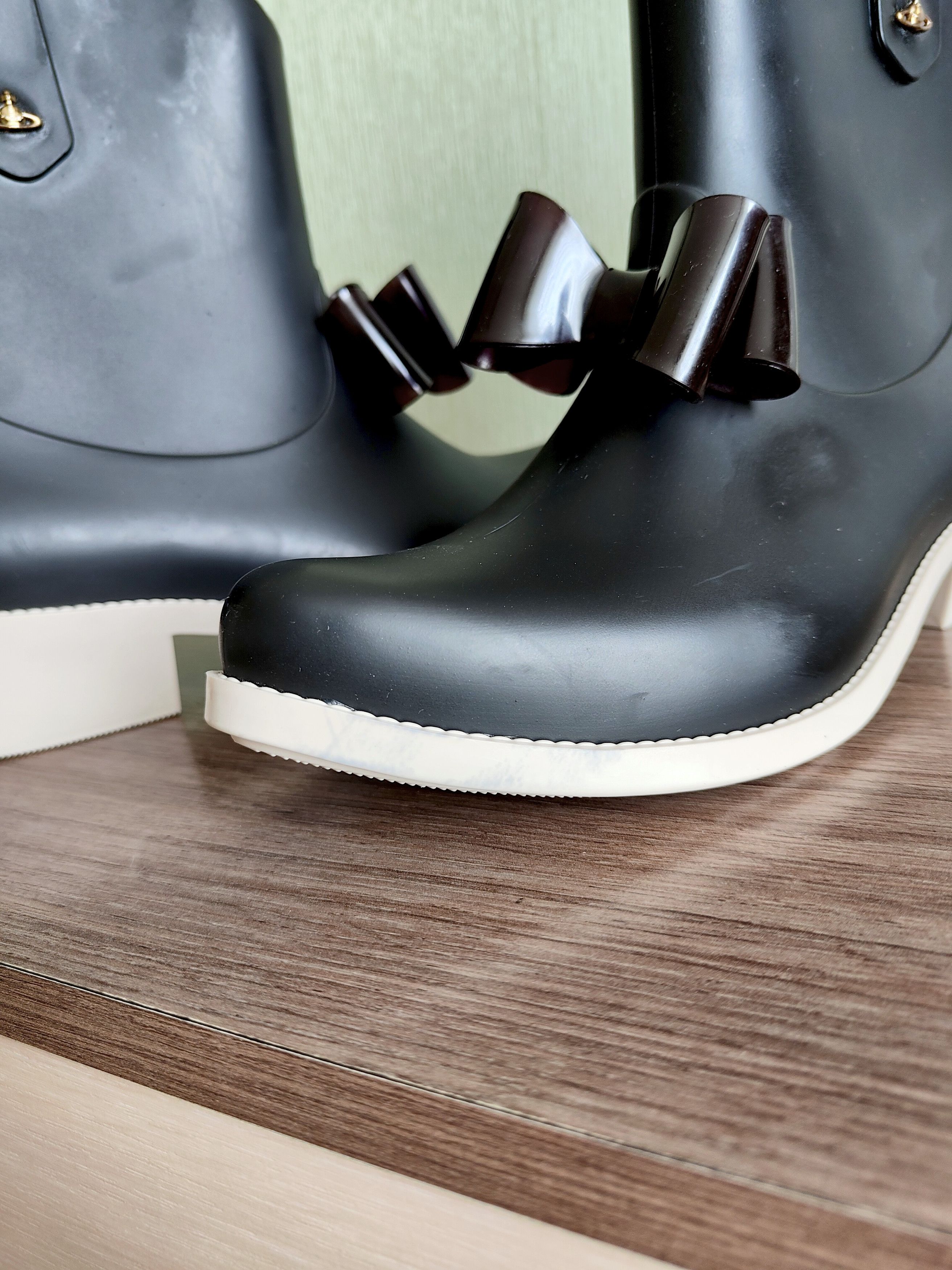Melissa × Vivienne Westwood Vivienne Westwood + Melissa Women's Rubber Boots Size US 7 / IT 37 - 7 Thumbnail