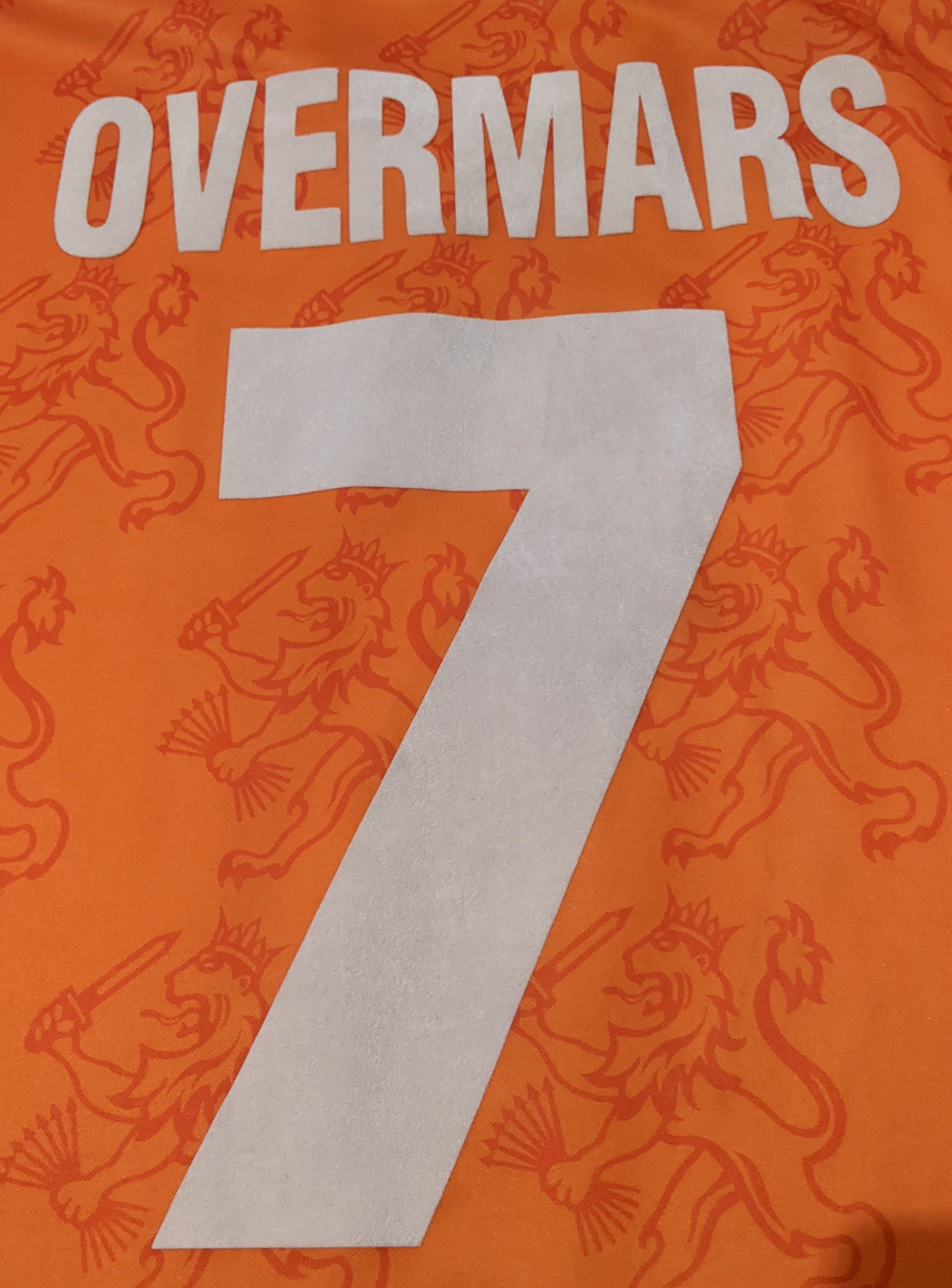 Lotto Sport Jersey world cup 94 Netherlands home Overmars football shirt Size US L / EU 52-54 / 3 - 5 Thumbnail