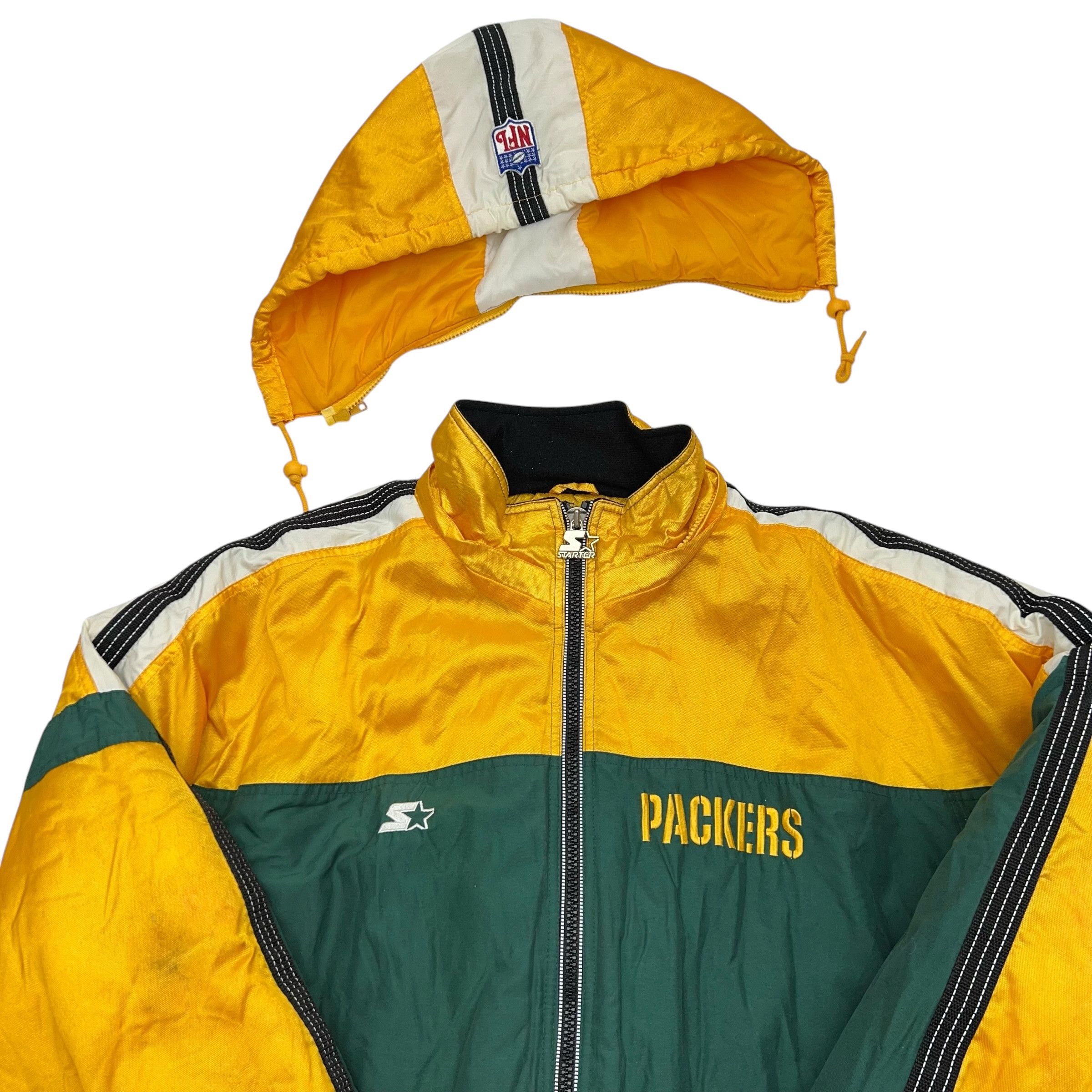 NFL × Pro Line × Starter Starter NFL Pro Line Packers Jacket Coat 90s Size US L / EU 52-54 / 3 - 12 Thumbnail