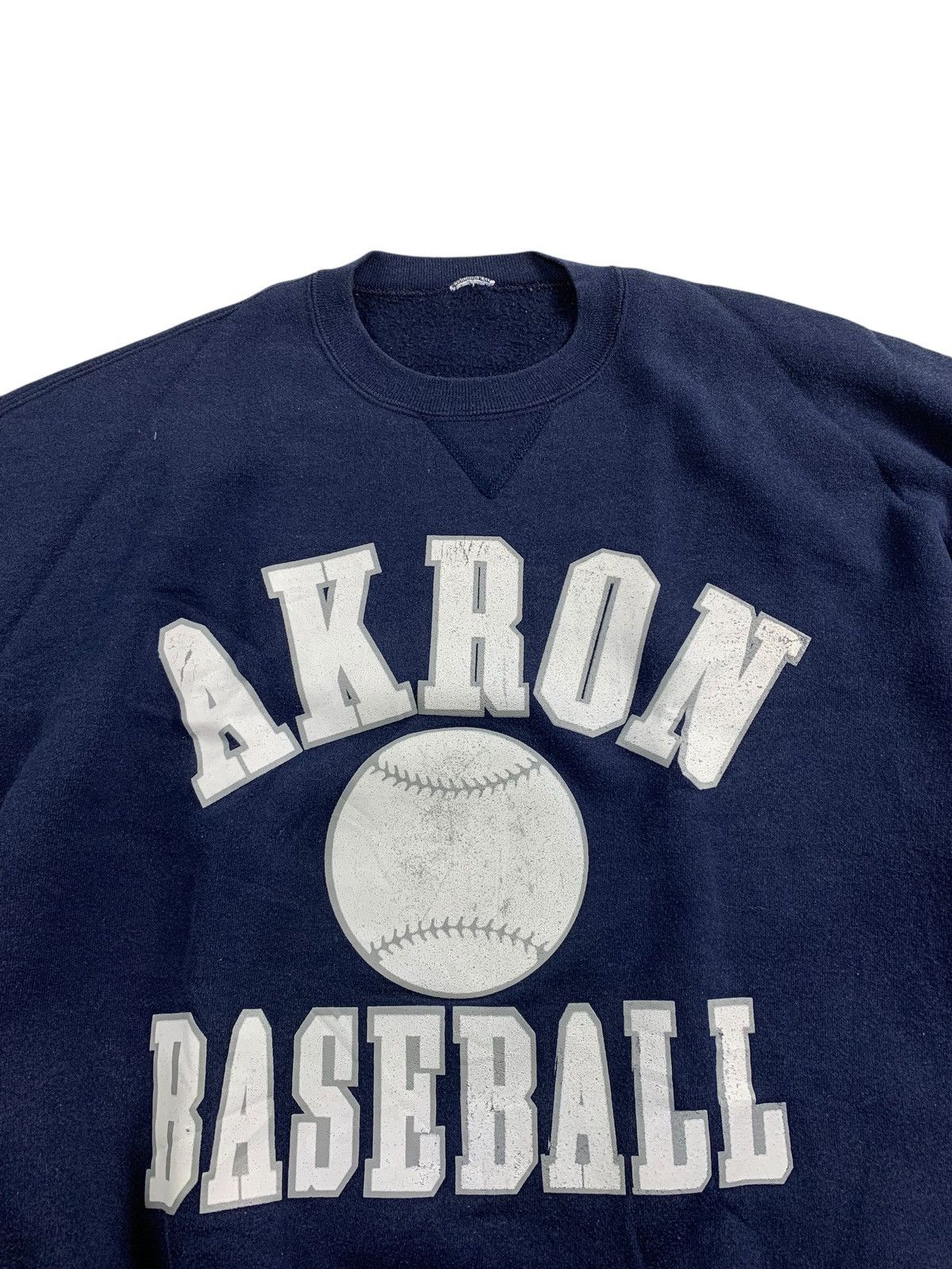 Russell Athletic 90’s Russell Athletic Akron Baseball Sweatshirt Size US L / EU 52-54 / 3 - 4 Thumbnail