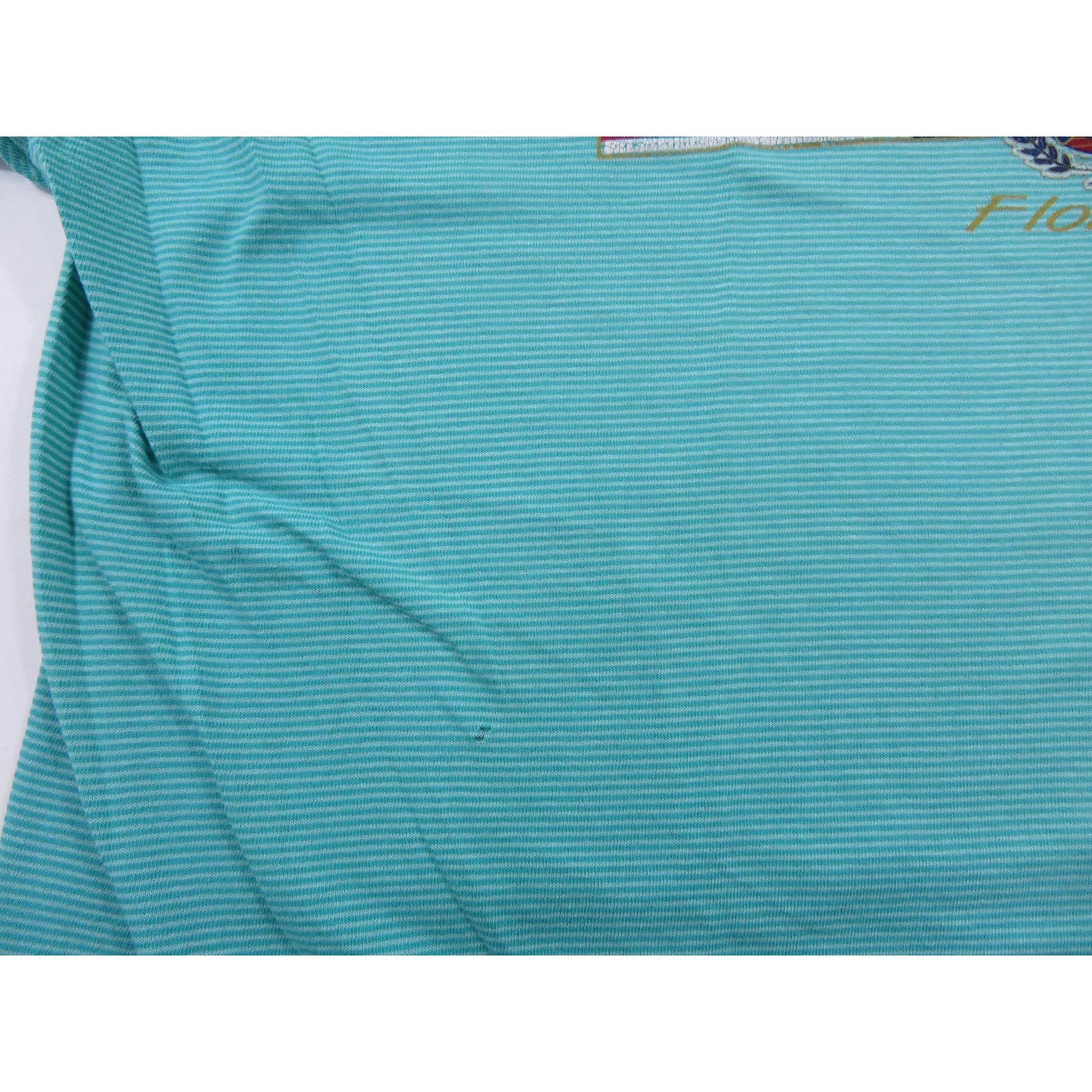 Other Cocoa Beach Florida Striped T-Shirt Green Sz XL 1990s Size US XL / EU 56 / 4 - 6 Thumbnail