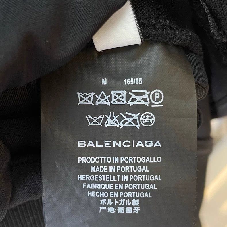 Balenciaga Balenciaga Black Viscose Fiber Stand Collar Long Sleeve Sp Size US M / EU 48-50 / 2 - 5 Thumbnail