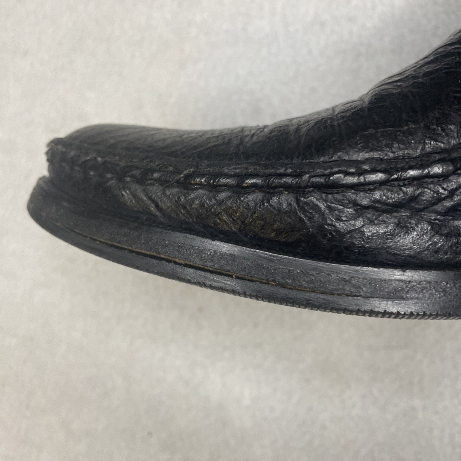 Zilli Authentic ZILLI Handmade Italian Black Leather Loafers Size US 11 / EU 44 - 11 Thumbnail