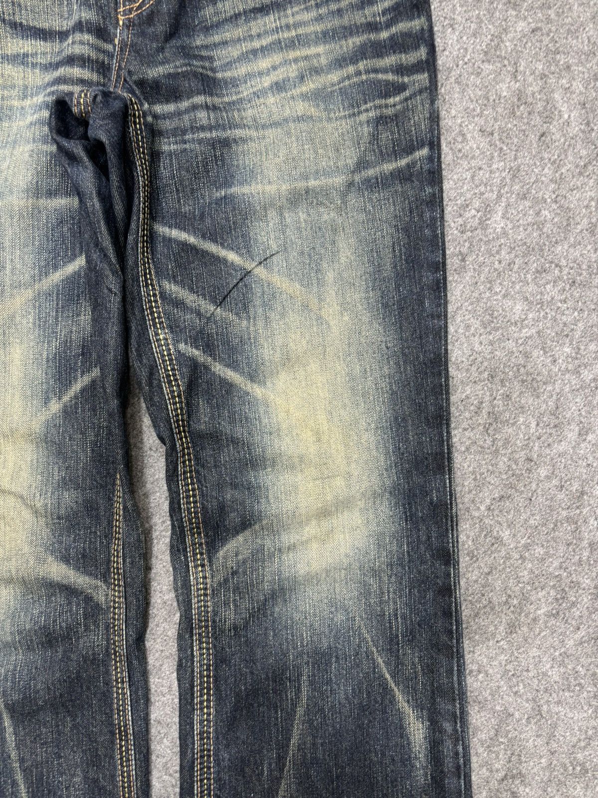 Edwin 💥Flare💥Edwin Stone Mudwash Insane Fades Denim F656 Size US 30 / EU 46 - 5 Thumbnail
