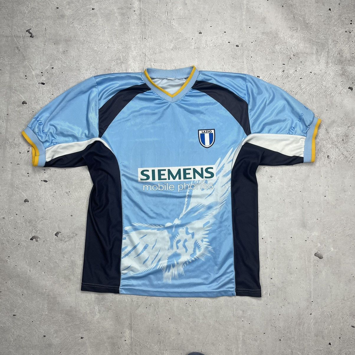 Vintage Lazio Italy Football Fan Jersey Simens #10 Crespo Size US L / EU 52-54 / 3 - 1 Thumbnail