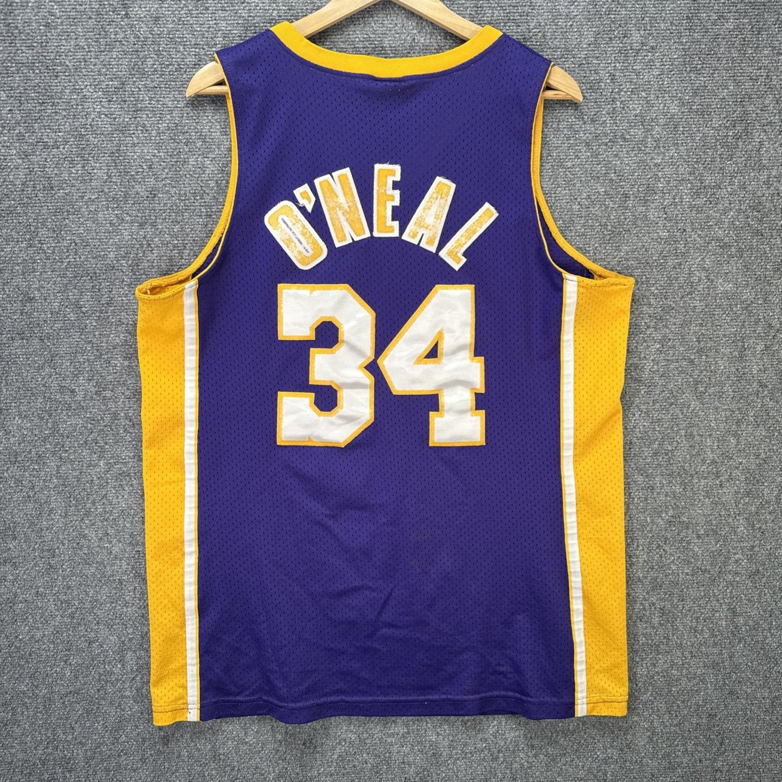 NBA × Nike × Vintage Vintage Los Angeles Jersey Mens Large Purple Nike Shaquille Size US XL / EU 56 / 4 - 5 Thumbnail