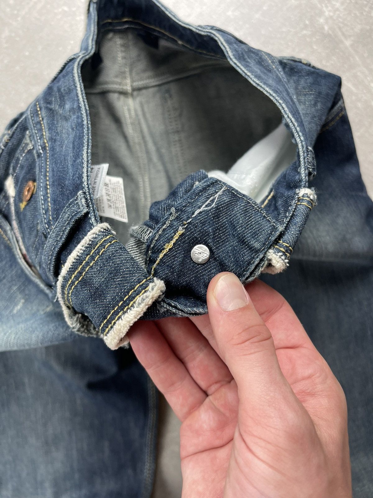 Diesel Diesel Zathan Flared Faded Size 14 Bootcut Y2K Vintage Jeans Size 32" / US 10 / IT 46 - 10 Thumbnail