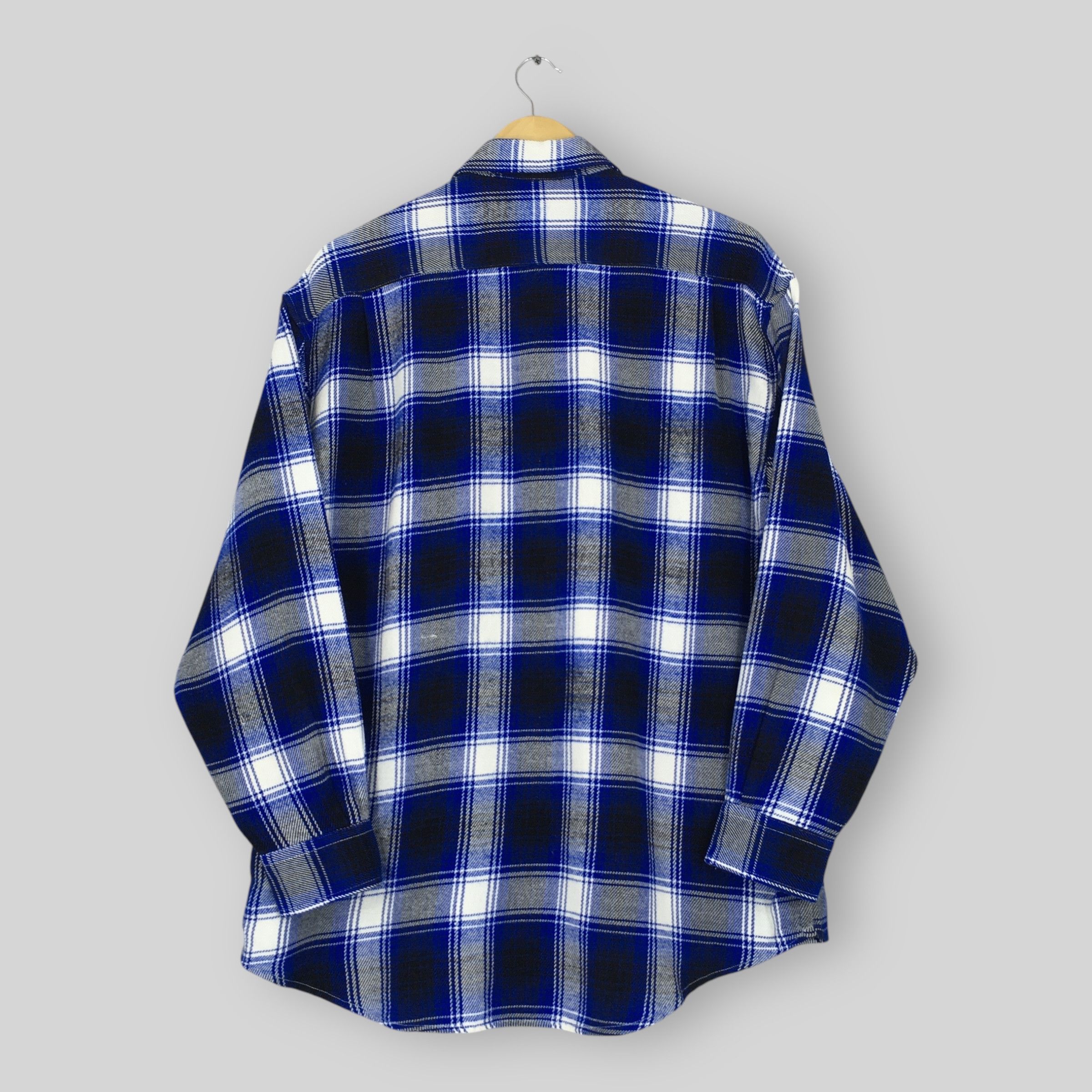 Flannel Vintage Tomy Cort Plaid Shadow Checked Flannel Shirt Large Size US L / EU 52-54 / 3 - 7 Thumbnail