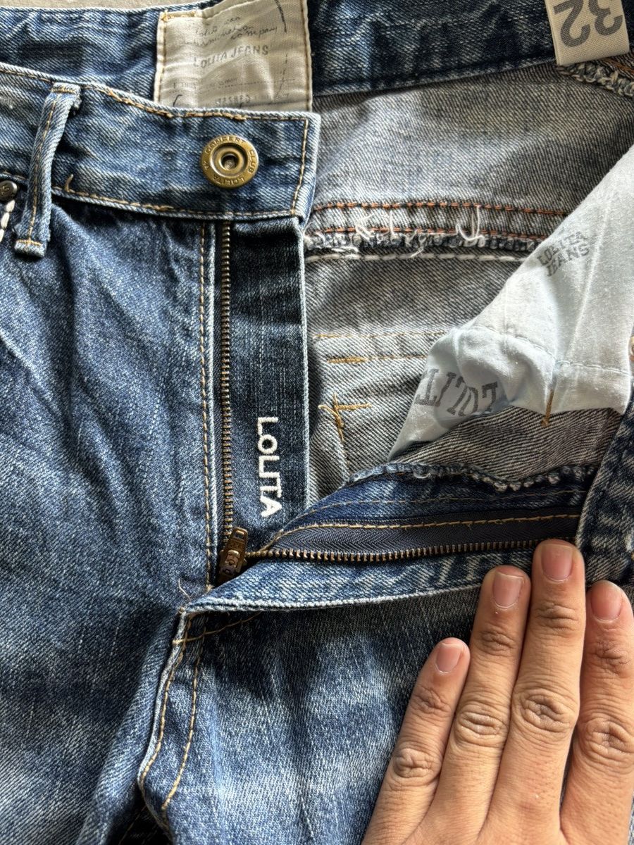 If Six Was Nine y2k lolita washed fade japanese punk dope backpocket Size US 33 - 4 Thumbnail
