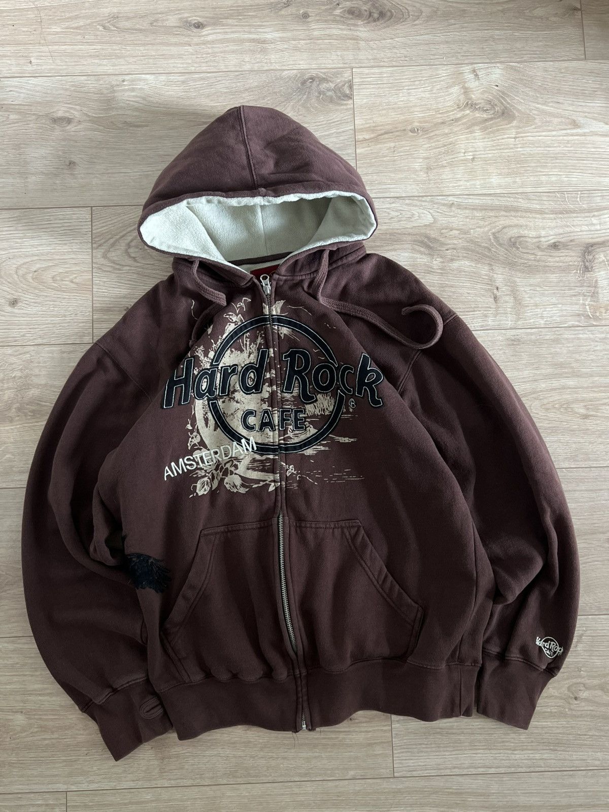 Vintage Vintage hard rock zip hoodie y2k hoodie swag Size US M / EU 48-50 / 2 - 3 Thumbnail