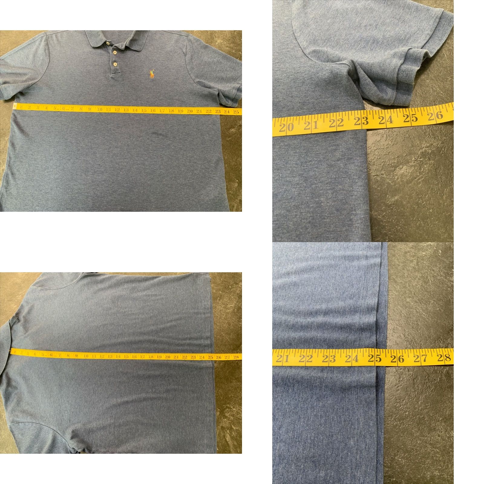 Polo Ralph Lauren Ralph Lauren Polo Shirt Men Large Blue Cotton Long Sleeve Classic Fit Casual Size US L / EU 52-54 / 3 - 8 Thumbnail