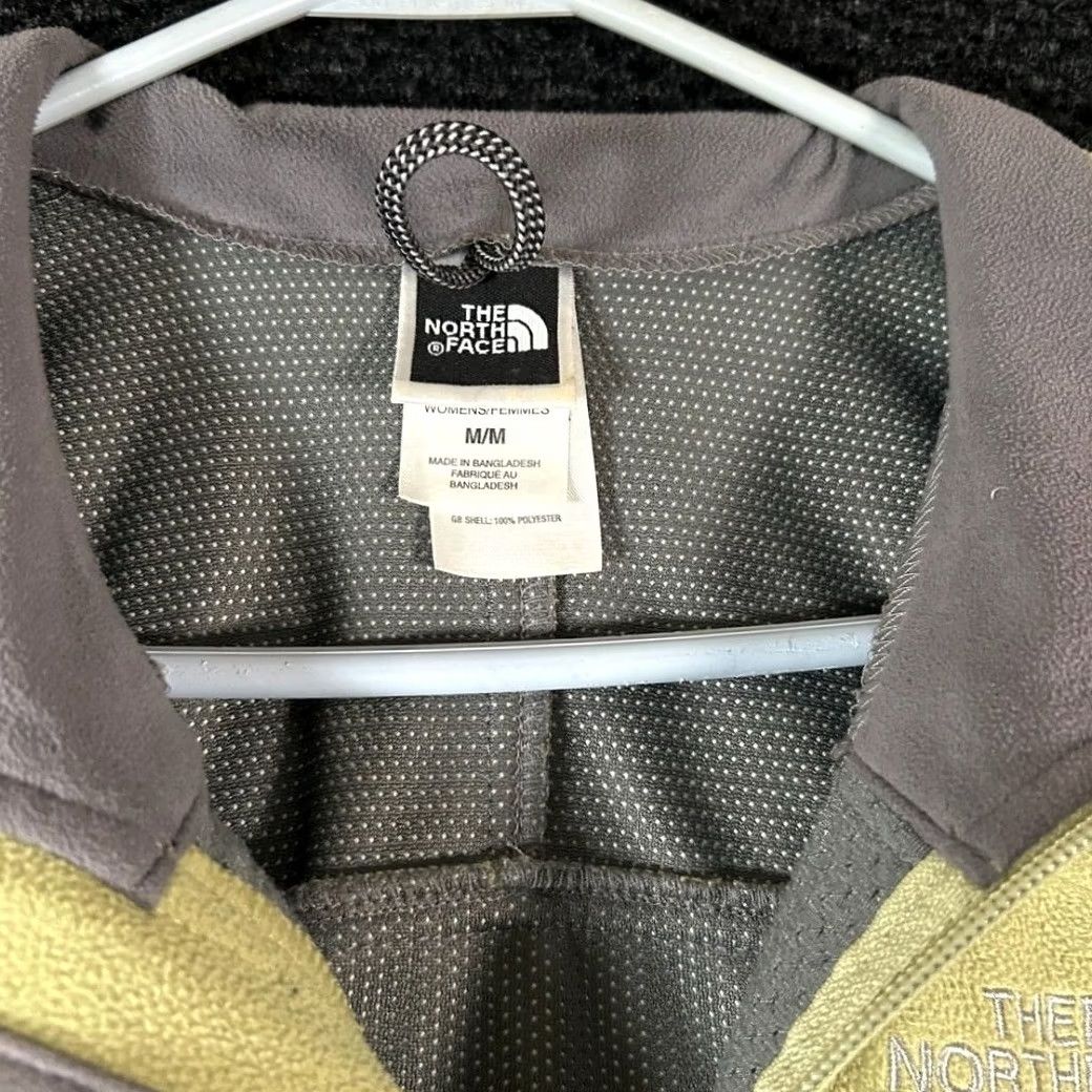The North Face VINTAGE The North Face Womens Fleece Jacket Medium Yellow Full Zip Windwall M83 Size M / US 6-8 / IT 42-44 - 2 Thumbnail