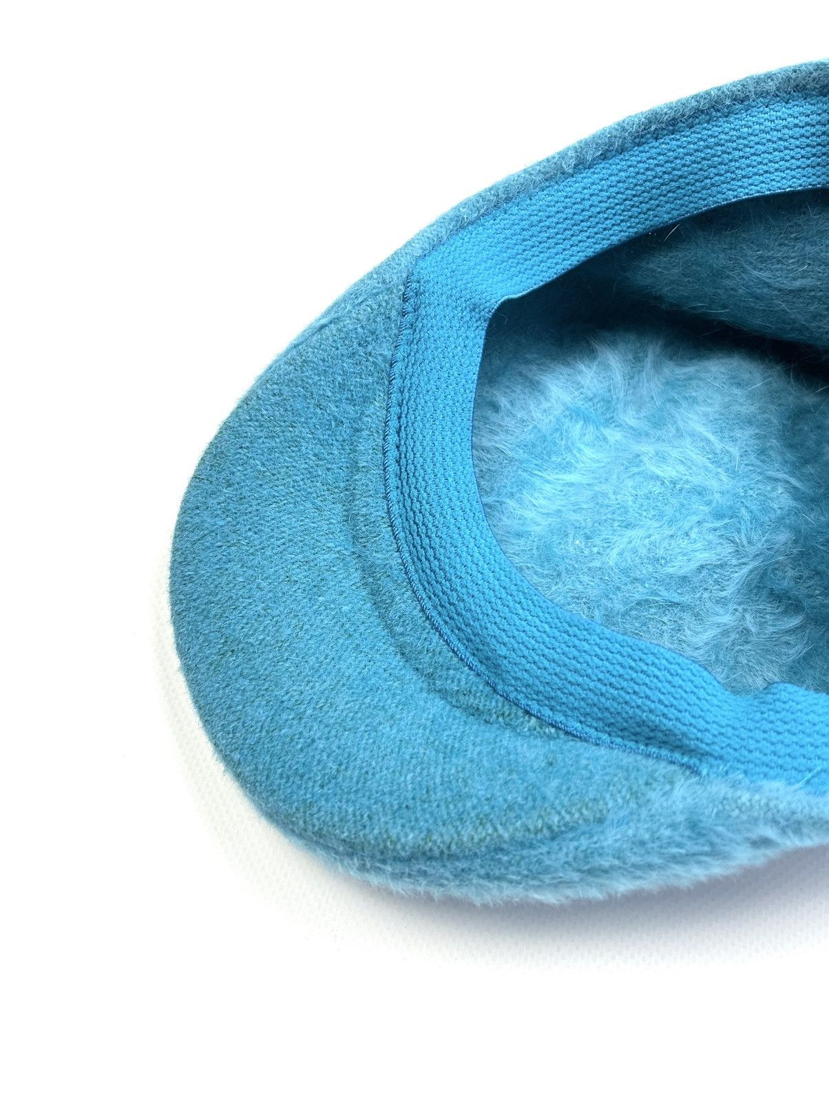 Kangol × Vintage rare Kangol vintage Shavora 506 Fuzzy Cap Blue Hat Y2k Size 30 - 8 Thumbnail