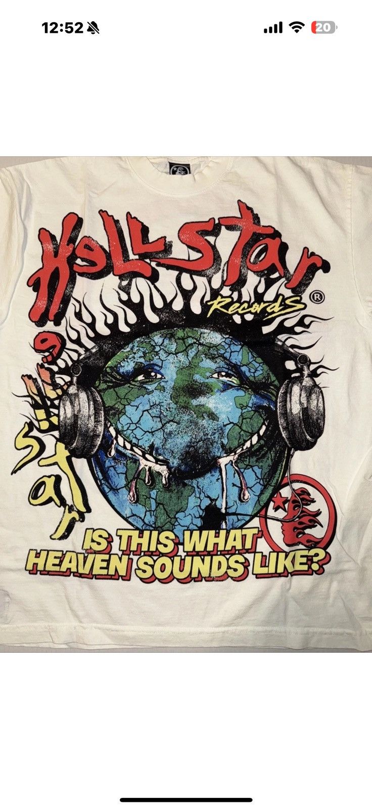 HELLSTAR Hellstar Records T-Shirt 'Is This What Heaven Sound Like’ Size US S / EU 44-46 / 1 - 4 Thumbnail