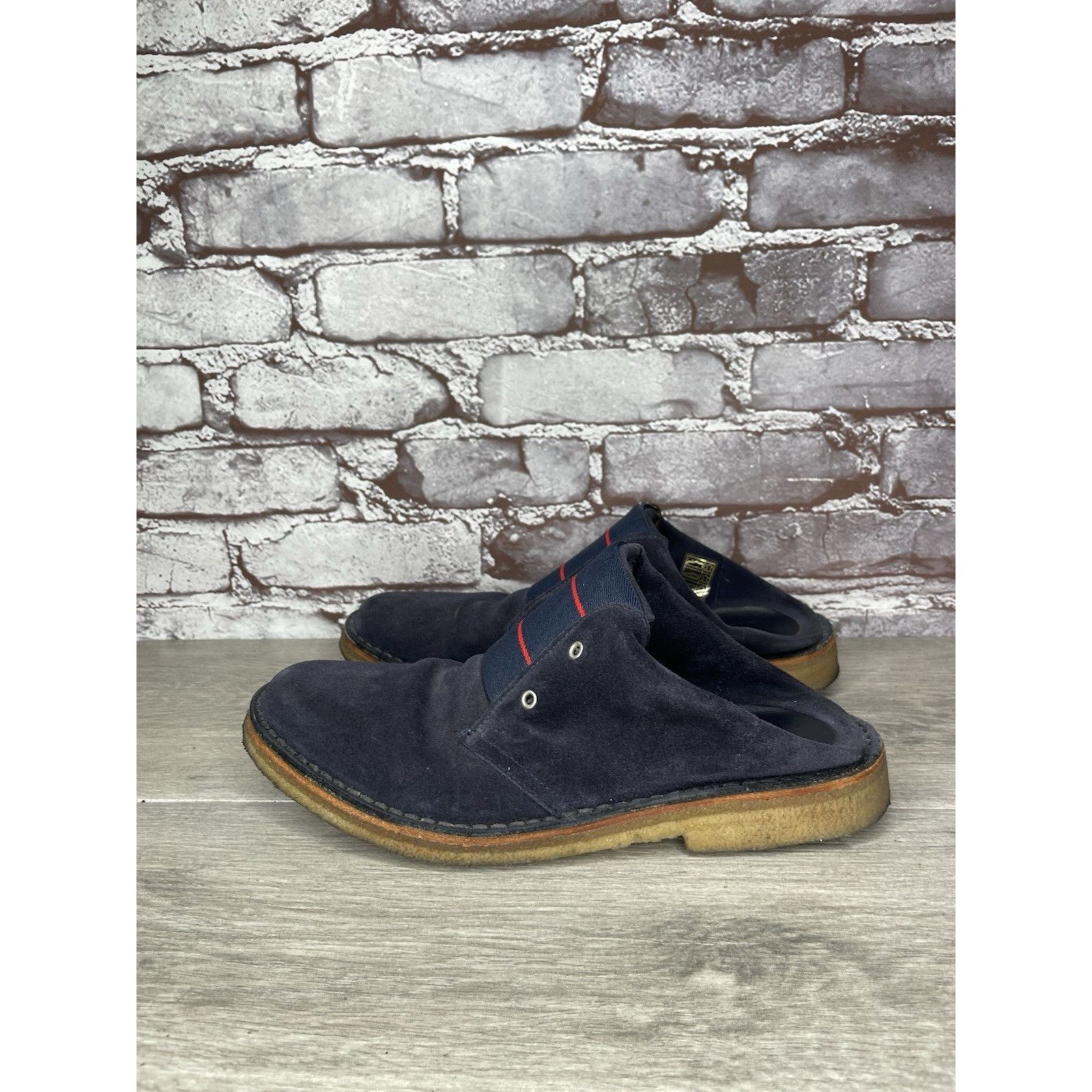 Band Of Outsiders Band of Outsiders Blue Suede Leather Gum Soles Mule Shoes Wo Size US 9.5 / IT 39.5 - 18 Thumbnail