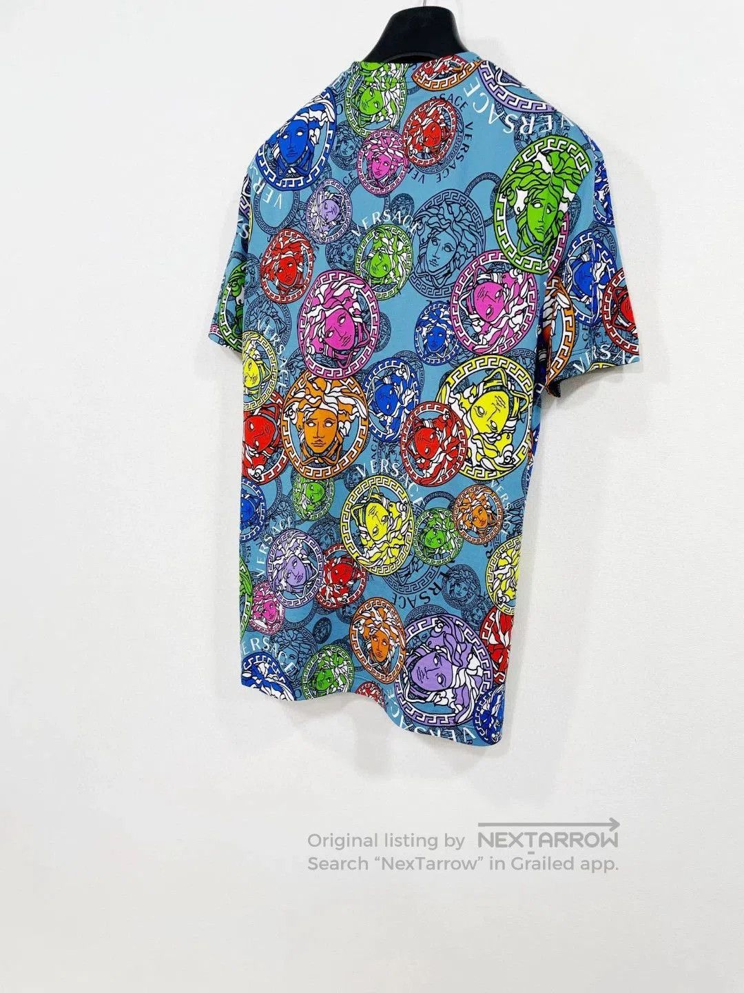Versace VERSACE Cotton Short Sleeve T-Shirt. Size US S / EU 44-46 / 1 - 7 Thumbnail