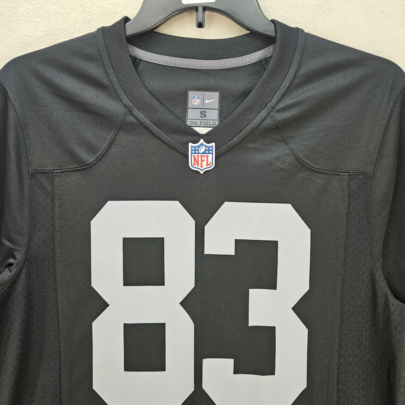 Nike NIKE X RAIDERS NFL BLACK JERSEY #83 DARREN WALLER NWT $130 Size US S / EU 44-46 / 1 - 2 Thumbnail