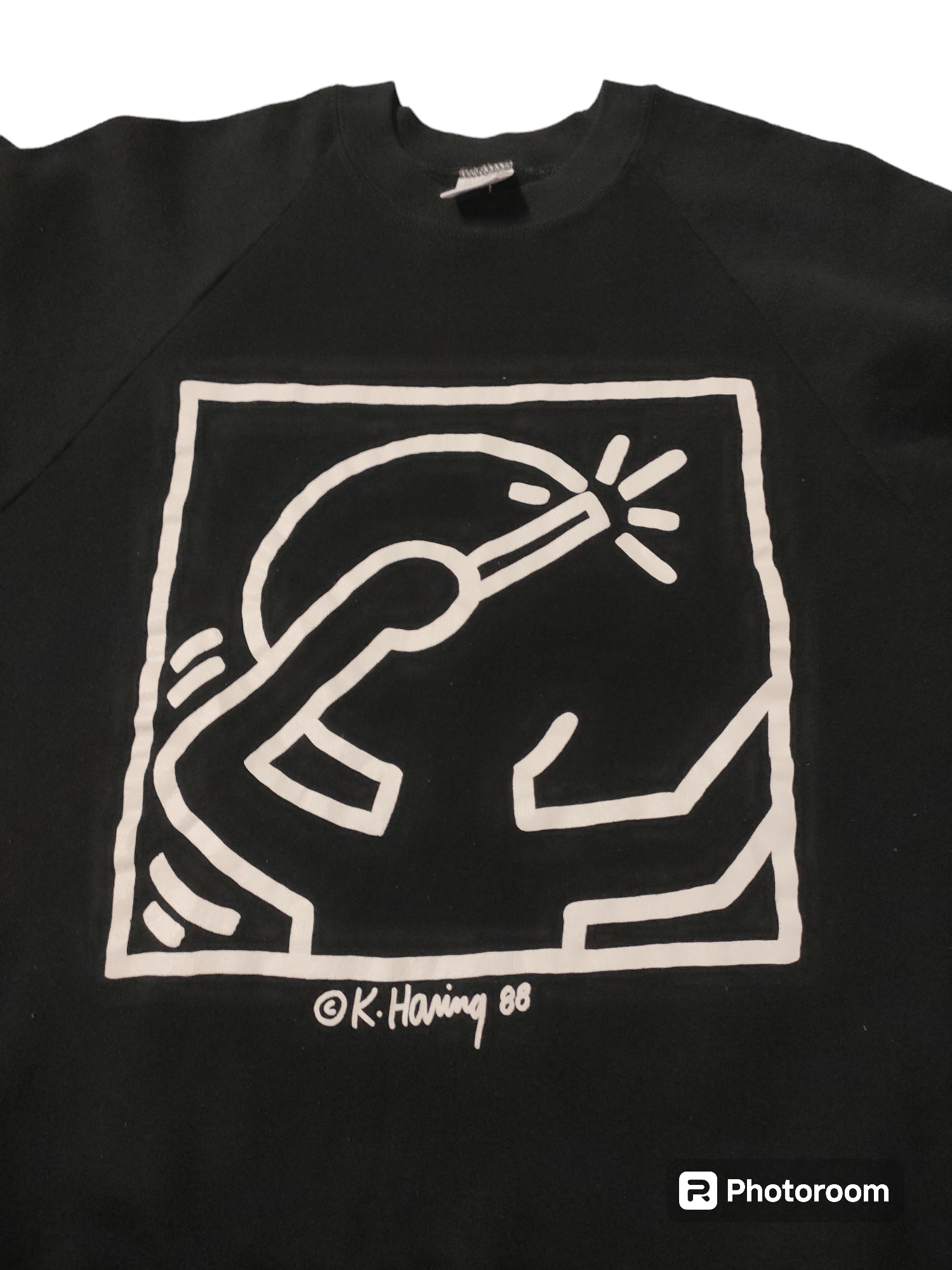 Keith Haring × Vintage Vintage 1988 Keith Haring Sweatshirts Size US L / EU 52-54 / 3 - 1 Thumbnail