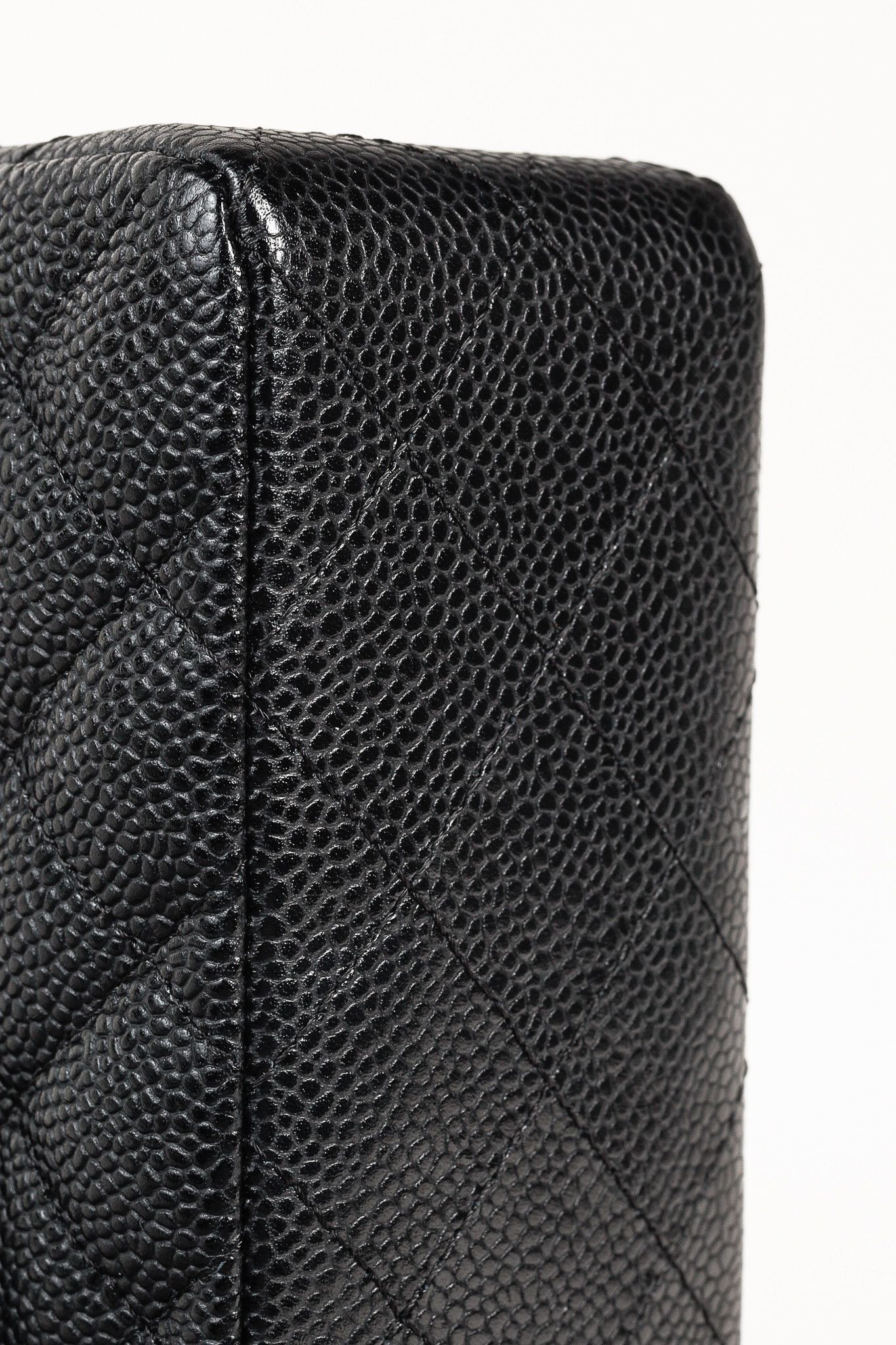 Chanel Chanel Small Black Caviar Classic Double Flap Bag Size ONE SIZE - 6 Thumbnail
