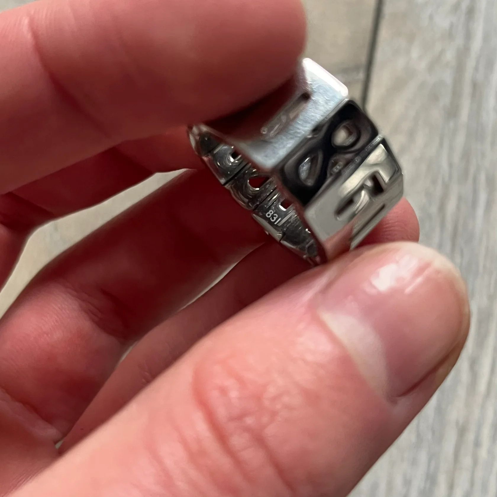 Dolce & Gabbana Dolce & Gabbana Overlap DJ0538 Ring Size ONE SIZE - 6 Thumbnail