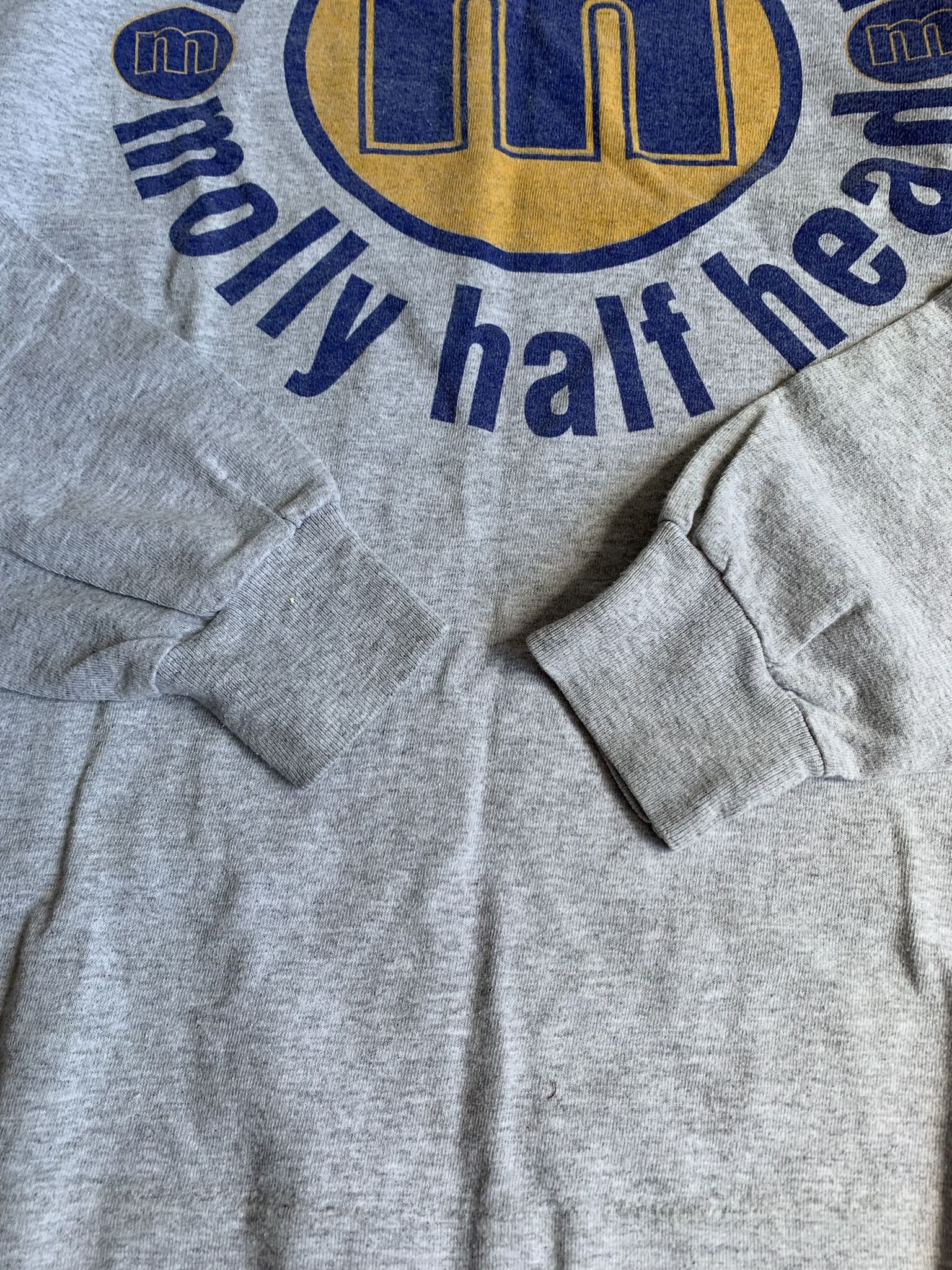 Fruit Of The Loom Vintage Molly Half Head Rock Band Merch Long Sleeve XL Size US XL / EU 56 / 4 - 8 Thumbnail