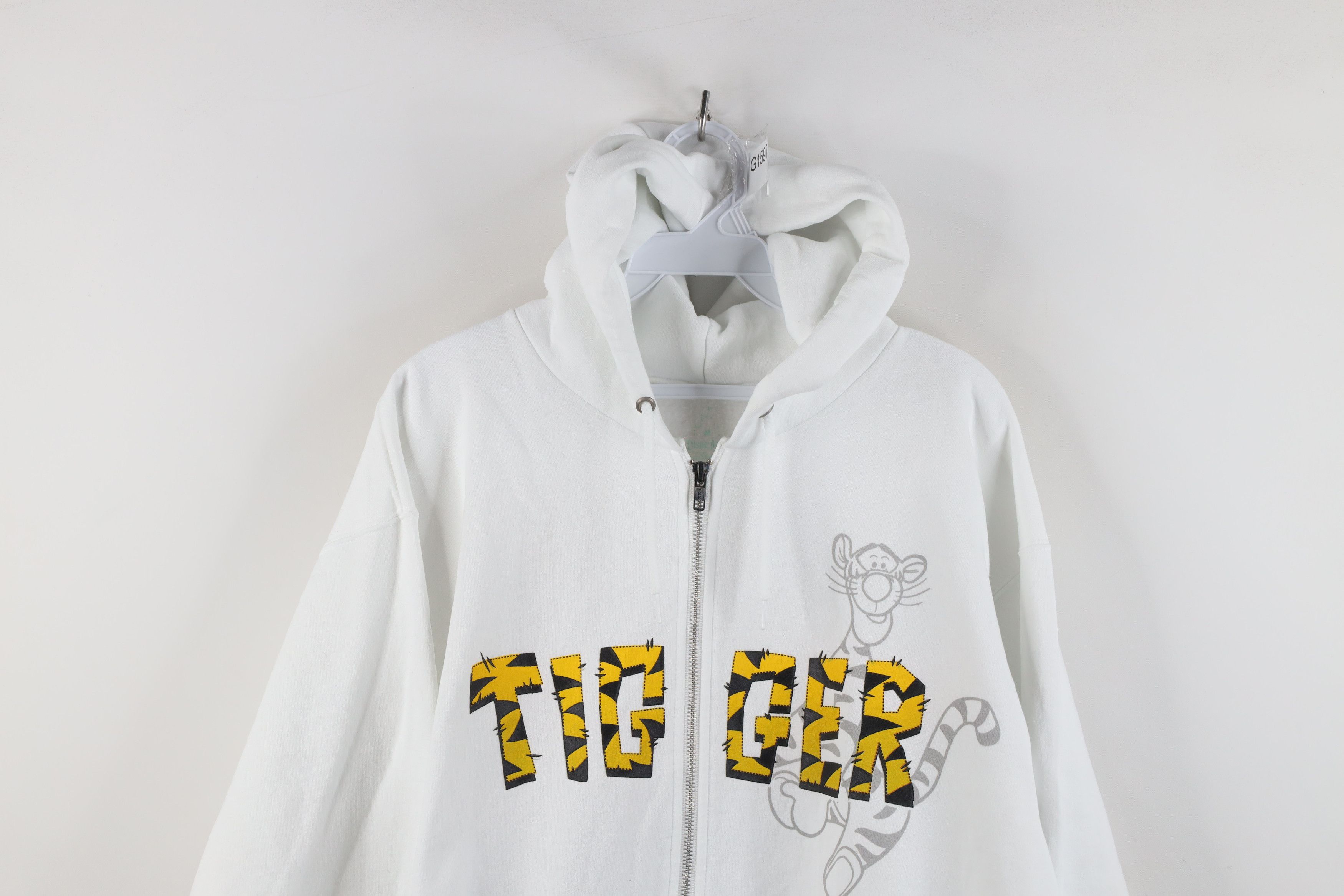 Disney Vintage Disney Winnie the Pooh Tigger Full Zip Hoodie White Size US S / EU 44-46 / 1 - 2 Thumbnail