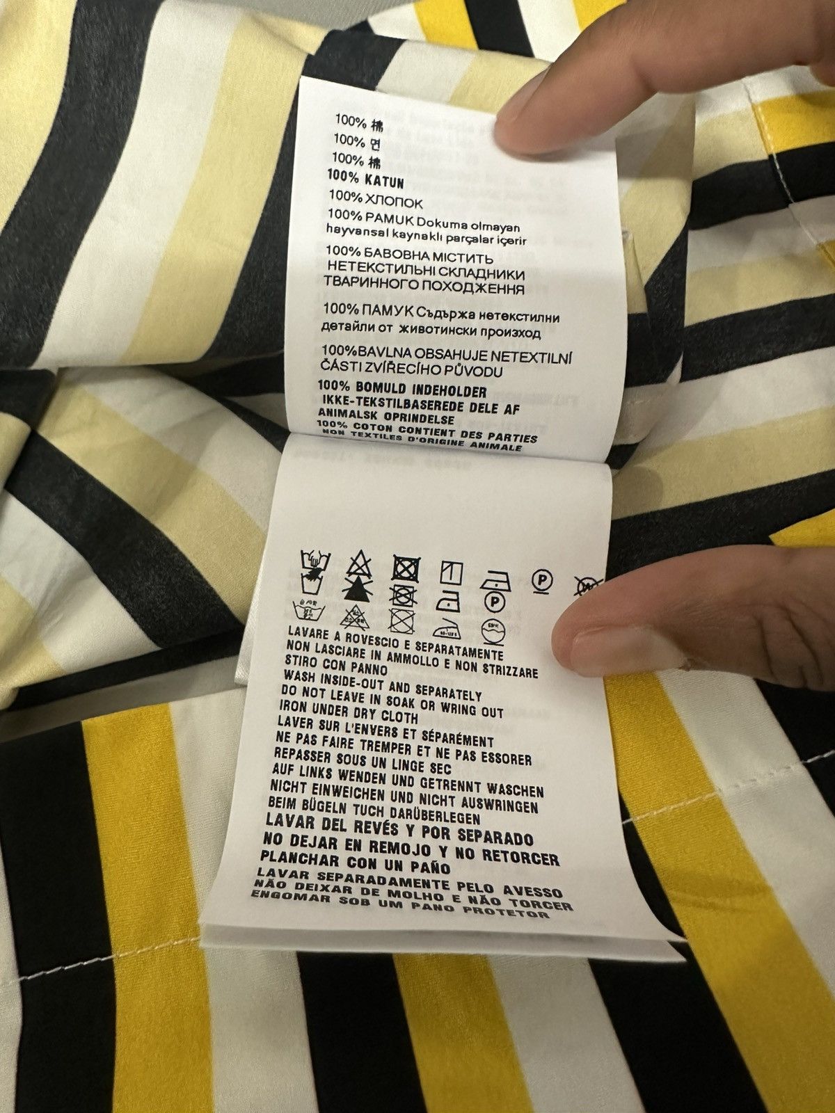 Prada Double Match cotton shirt Size US XS / EU 42 / 0 - 8 Thumbnail