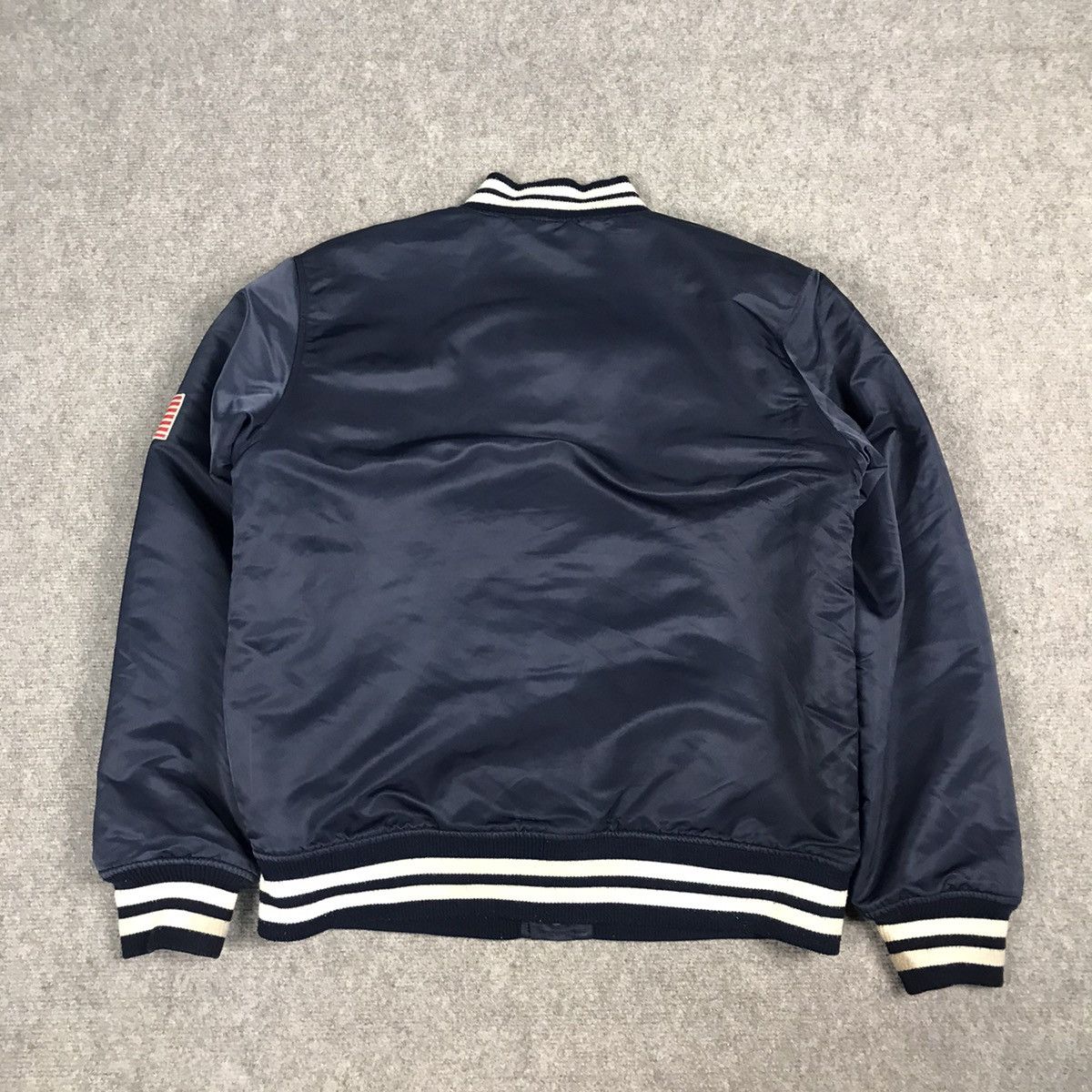 Champion CHAMPION SNAP BUTTON VARSITY STYLE JACKET Size US M / EU 48-50 / 2 - 6 Thumbnail
