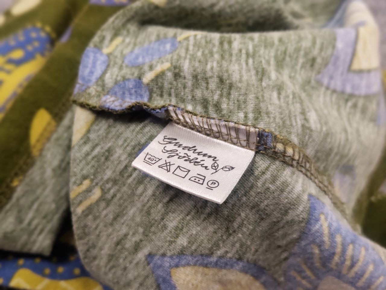 Gudrun Sjoden Gudrun Sjödén Design cotton Green Flower Pattern Tank dress Size S / US 4 / IT 40 - 12 Thumbnail