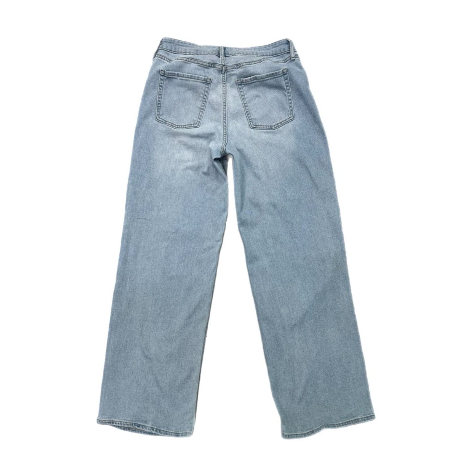 Old Navy Old Navy High Rise Wide Leg Jeans Size 30" / US 8 / IT 44 - 2 Thumbnail