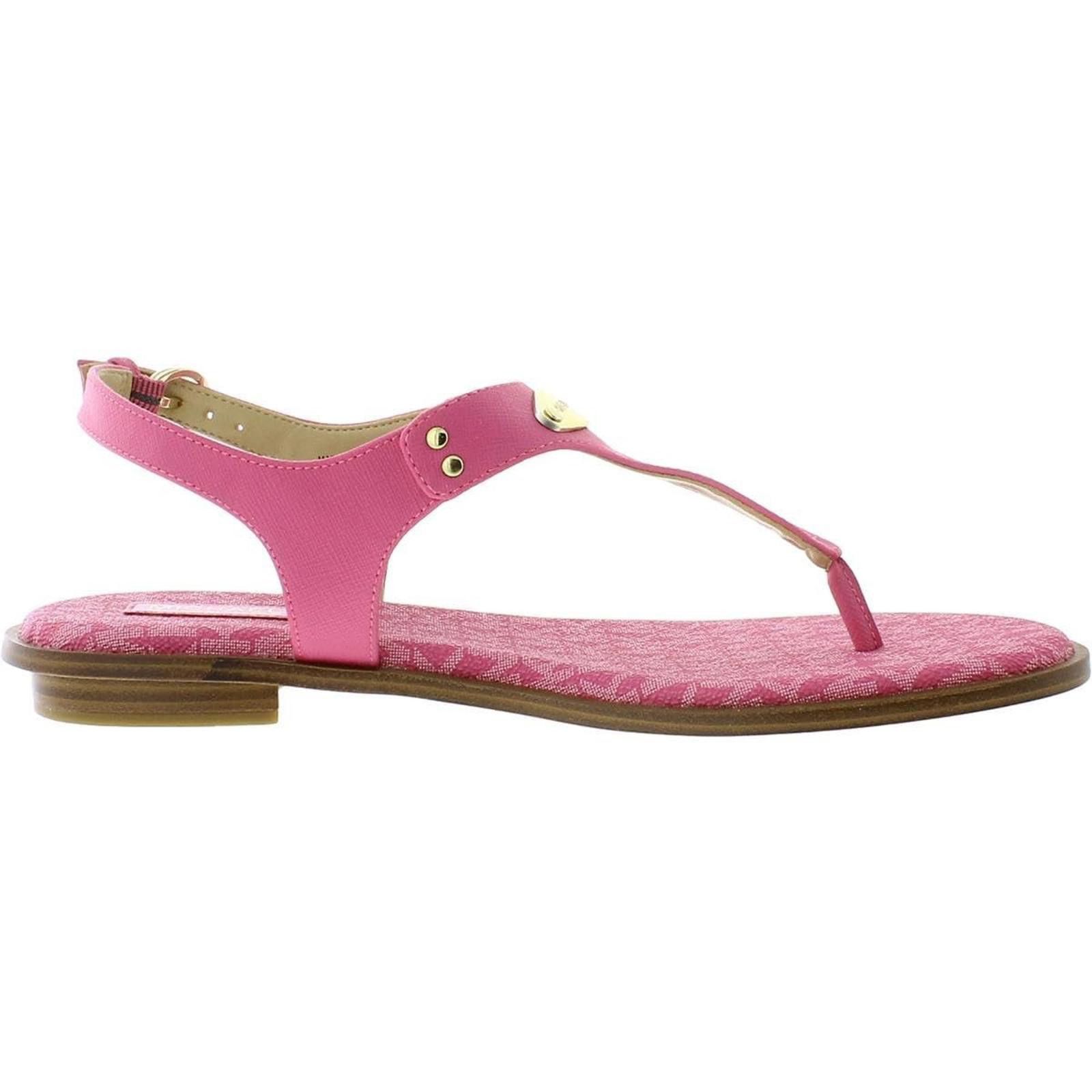 Michael Kors Michael Kors Plate Thong Cerise Sandal MK Pink Flat Thong 6M Size US 6 / IT 36 - 2 Thumbnail