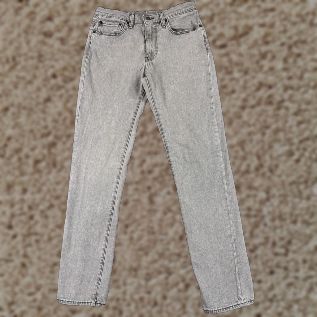 Levi's Levis Jeans Adult 32 Gray Denim 511 Cotton Blend Premium Big E 29x31 Size US 32 / EU 48 - 1 Thumbnail