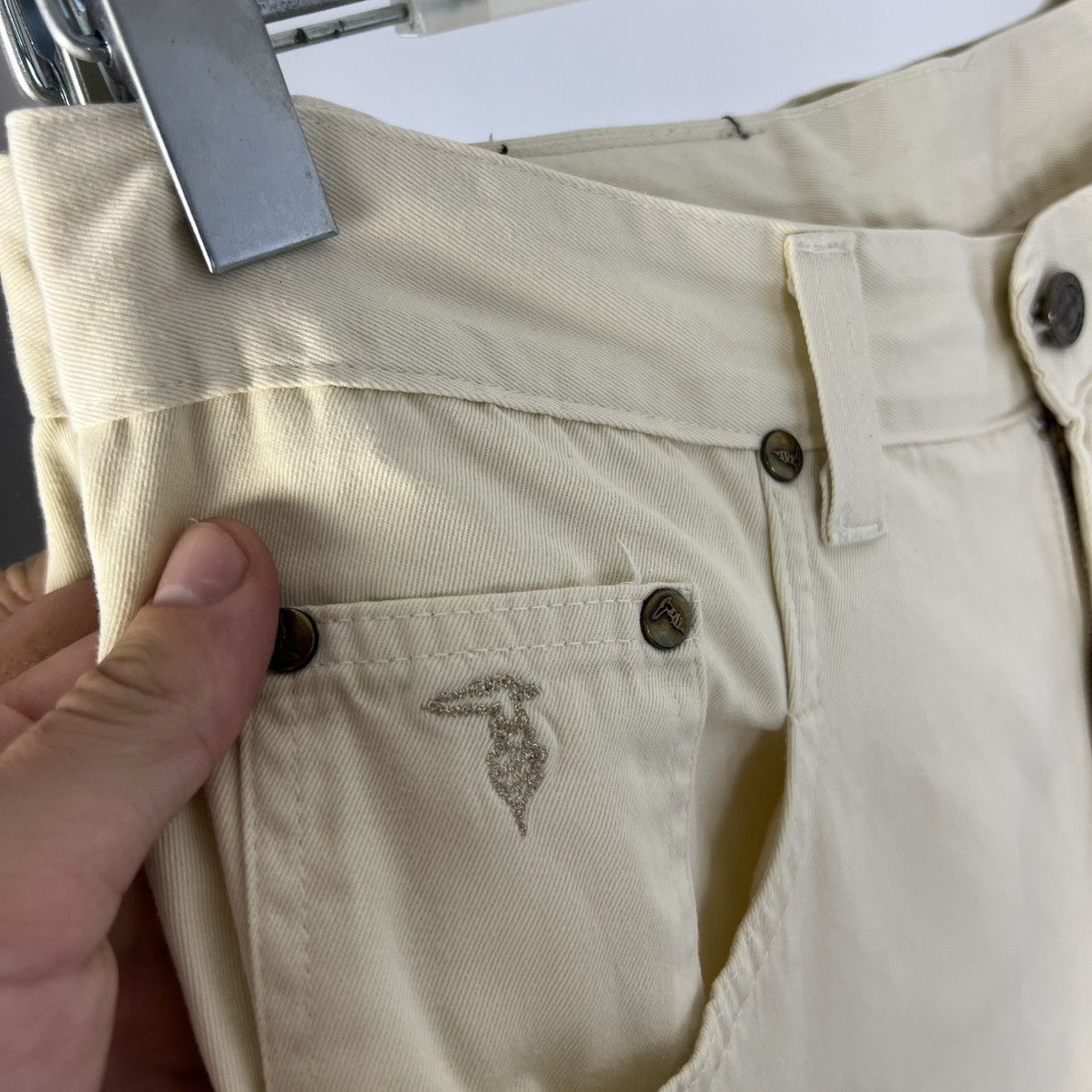 Trussardi Vintage Y2K Trussardi Jeans Mini Logo Baggy Pants Size US 32 / EU 48 - 5 Thumbnail