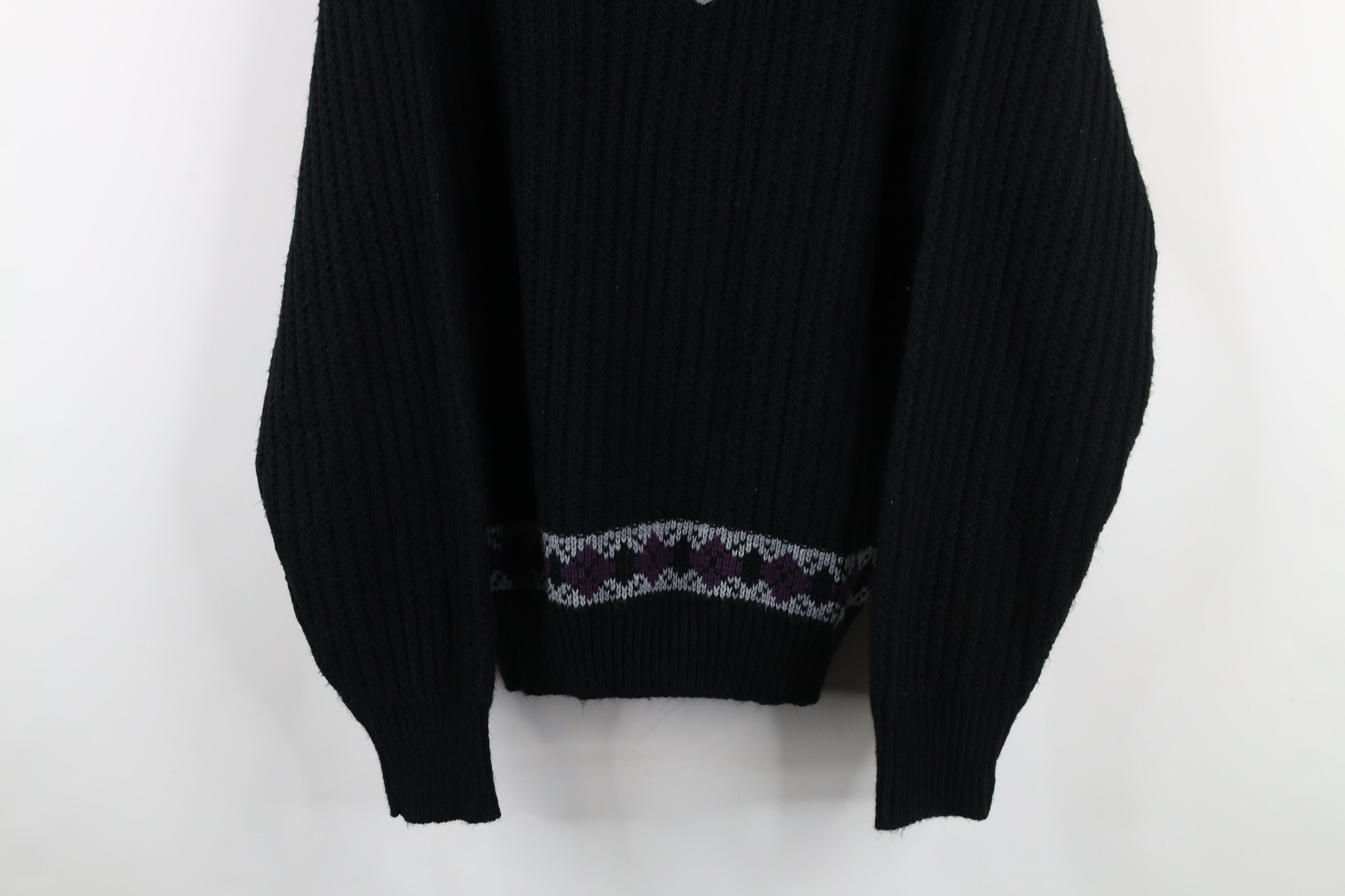 Vintage Vintage 80s 90s Dapper Ribbed Knit V-Neck Sweater USA Size US M / EU 48-50 / 2 - 3 Thumbnail