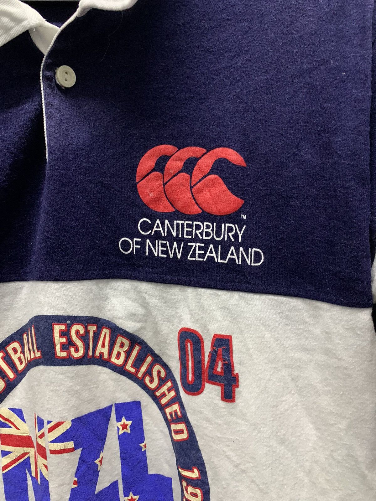 Canterbury of New Zealand VINTAGE KIWI RUGBY FOOTBALL TEAM CANTERBURY OF NEW ZEALAND Size US XL / EU 56 / 4 - 3 Thumbnail