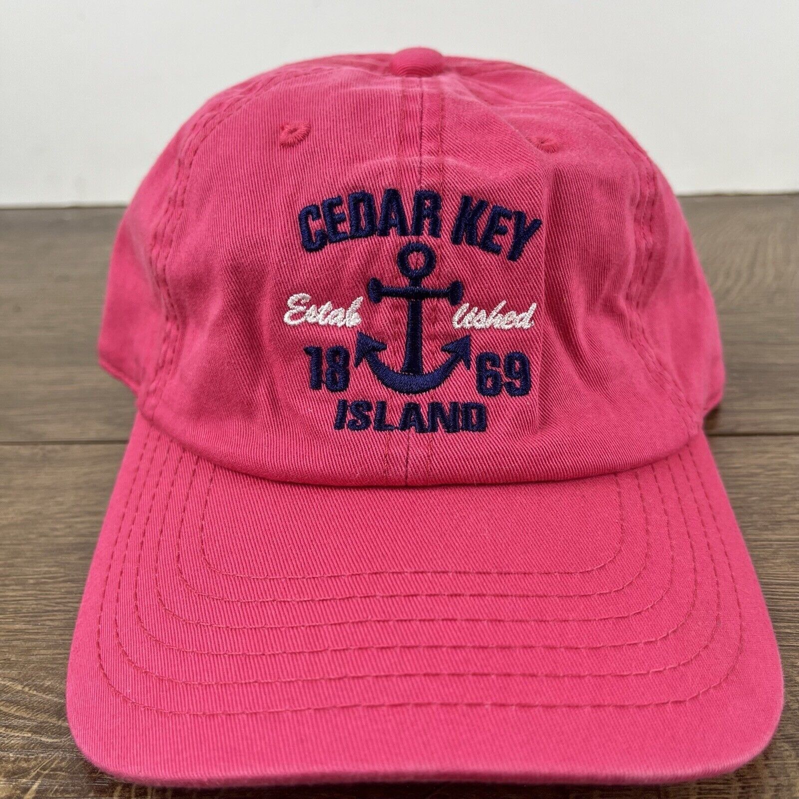 Other Cedar Key Island Hat Cedar Key Island Pink Cap Adjustable Pi Size ONE SIZE - 2 Thumbnail