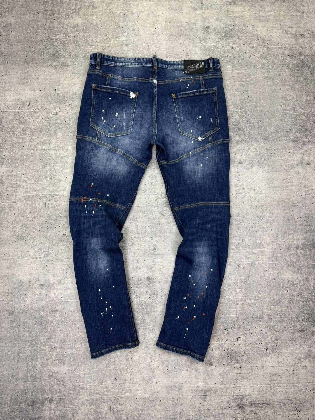 Dsquared2 Dsquared2 Dsquared Painted Patchwork Italian Jeans Trousers Size US 36 / EU 52 - 19 Thumbnail