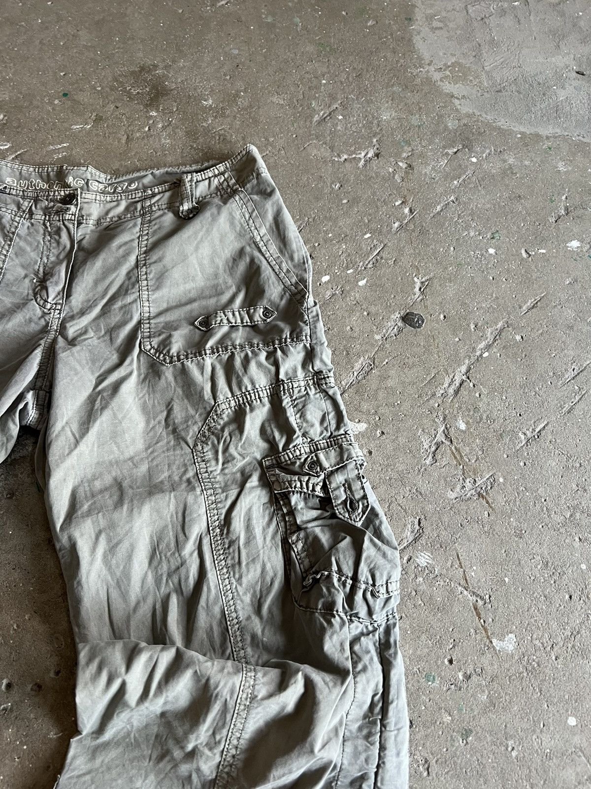Japanese Brand × Vintage Vintage Y2k Avant garde Cargos military drill pants Size US 32 / EU 48 - 5 Thumbnail