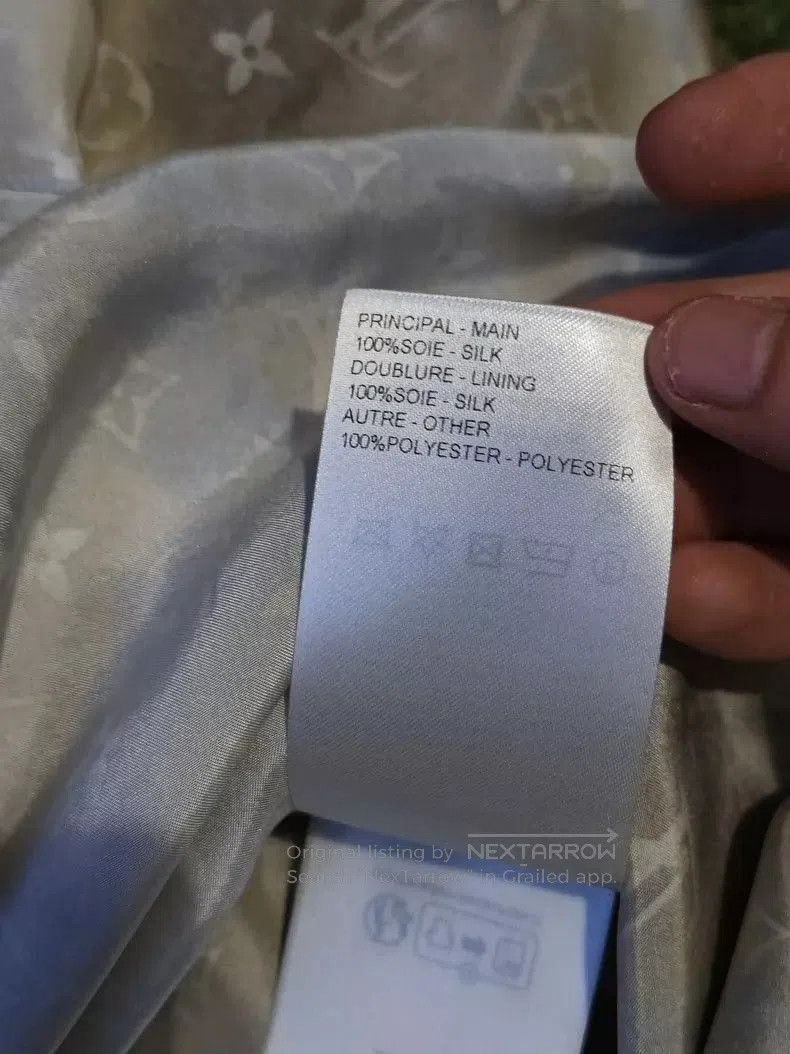 Louis Vuitton LV Silk Monogram Print Shirt. Size US S / EU 44-46 / 1 - 5 Thumbnail