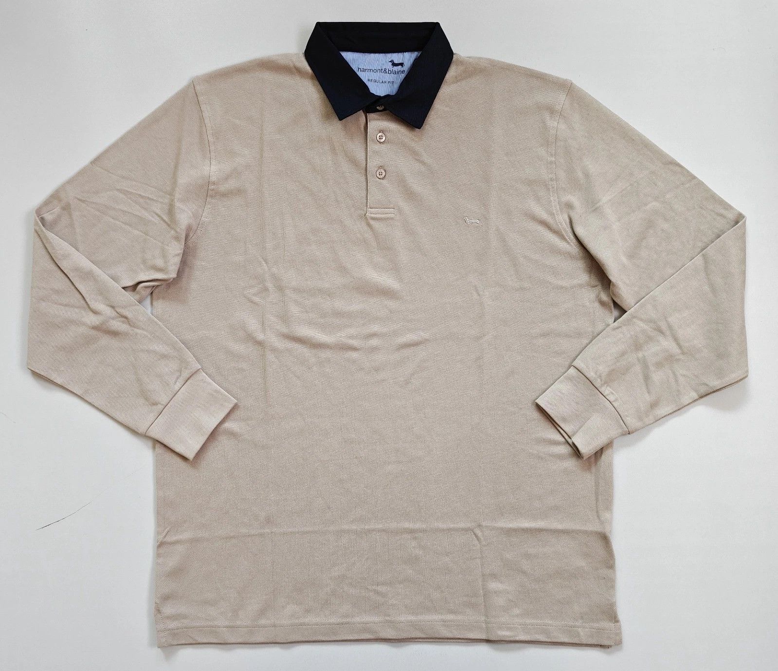 Harmont & Blaine Harmont & Blaine Longsleeves Polo Shirt ASM/2115 Size US XXL / EU 58 / 5 - 2 Thumbnail