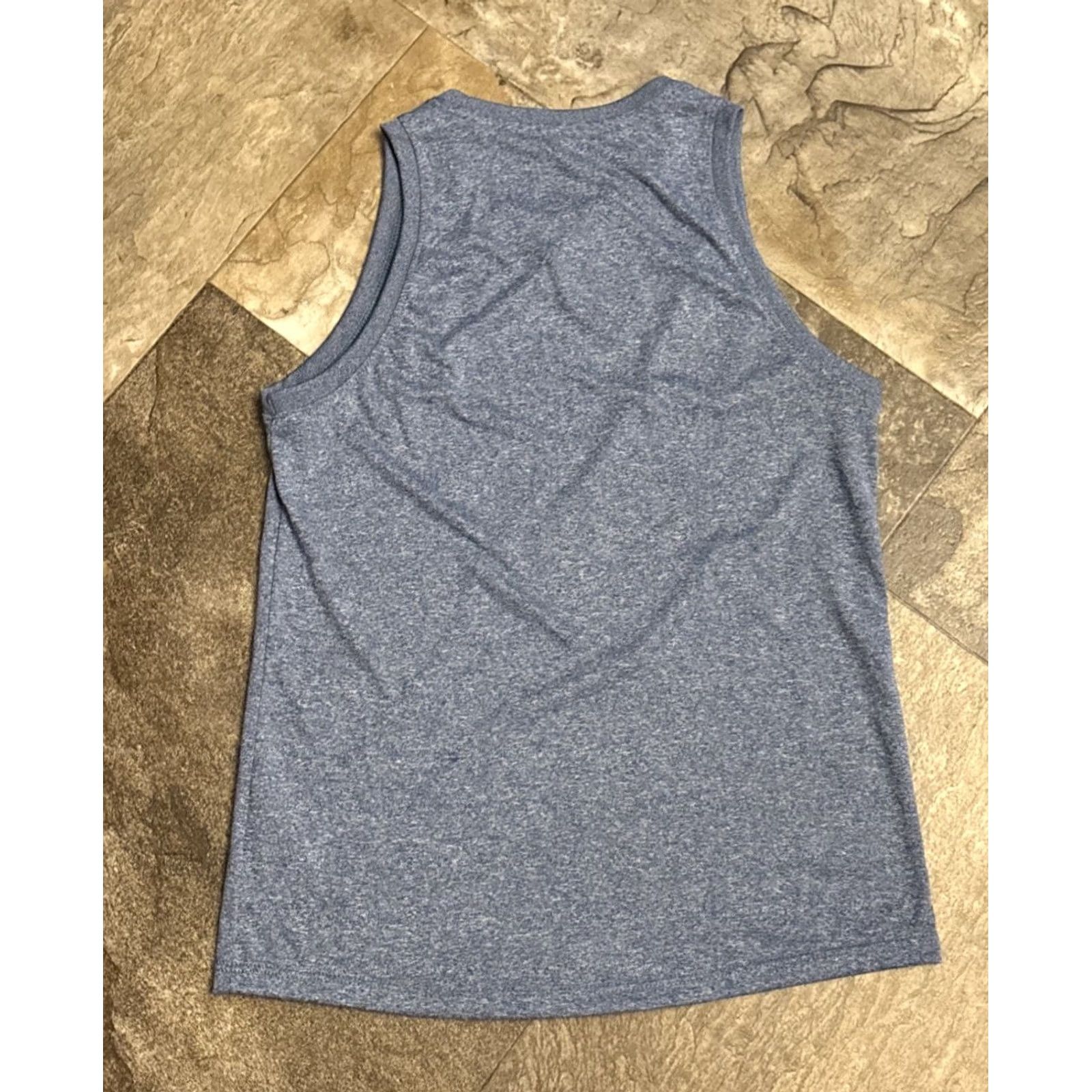 Nike Nike Dri-Fit Tank XS Women's Sleeveless Logo Blue Activewear Shirt Shirt/Top Size XS / US 0-2 / IT 36-38 - 2 Thumbnail